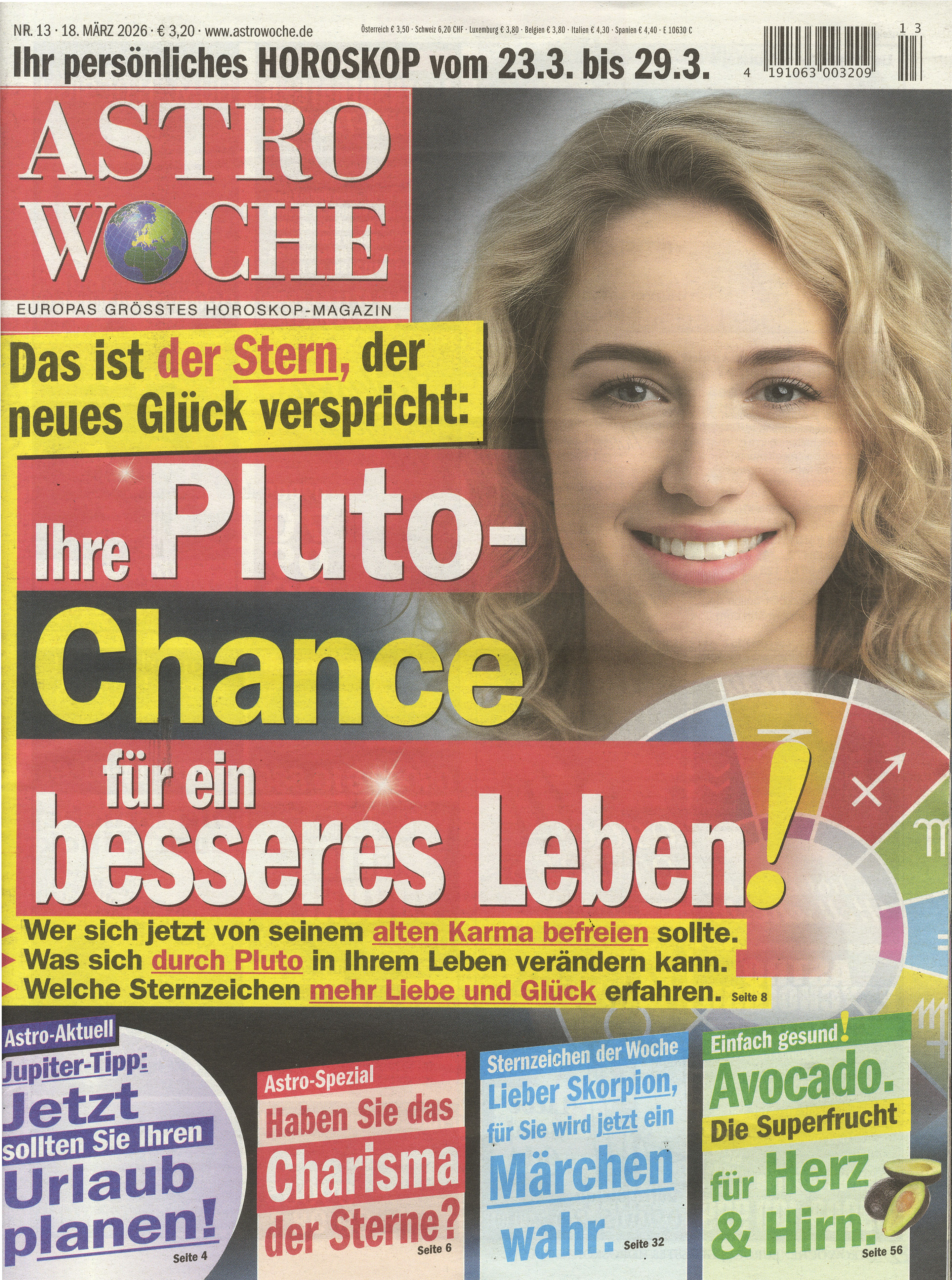 ASTROWOCHE -Halbjahresabo als Geschenk