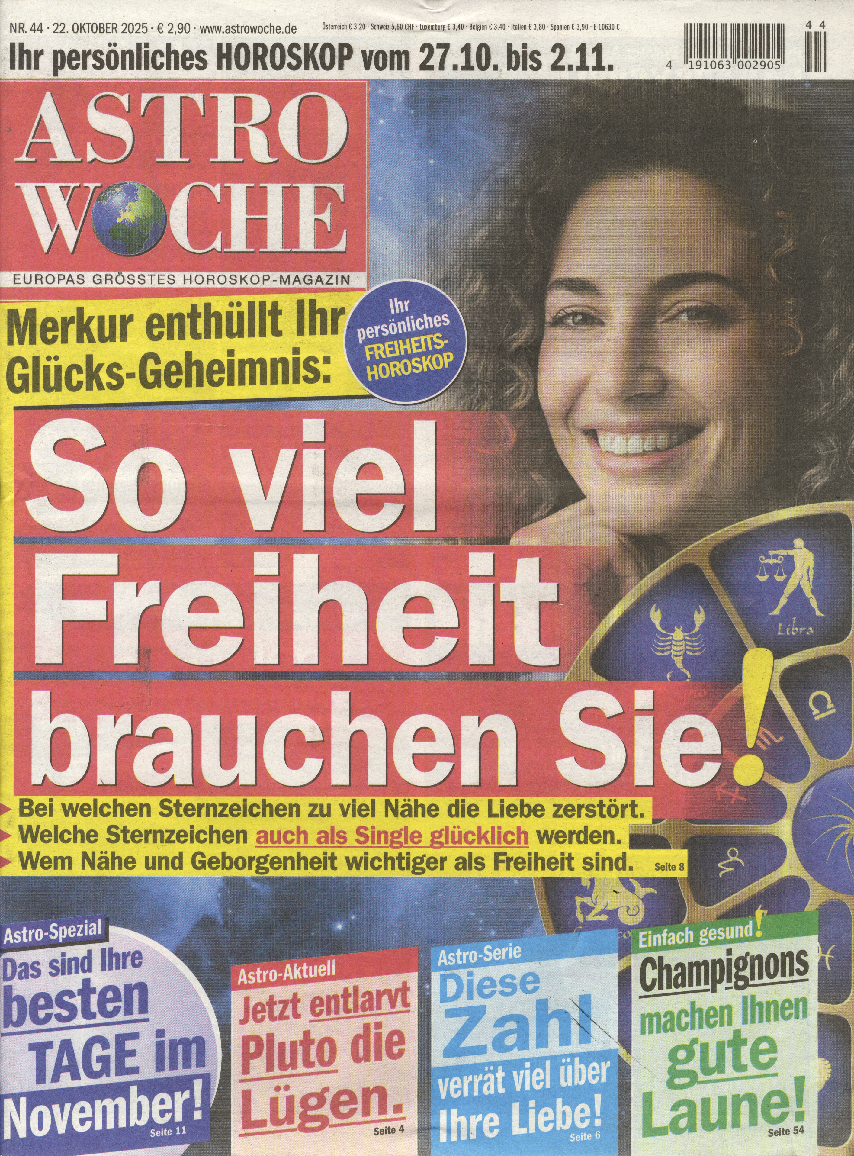 ASTROWOCHE -Halbjahresabo als Geschenk