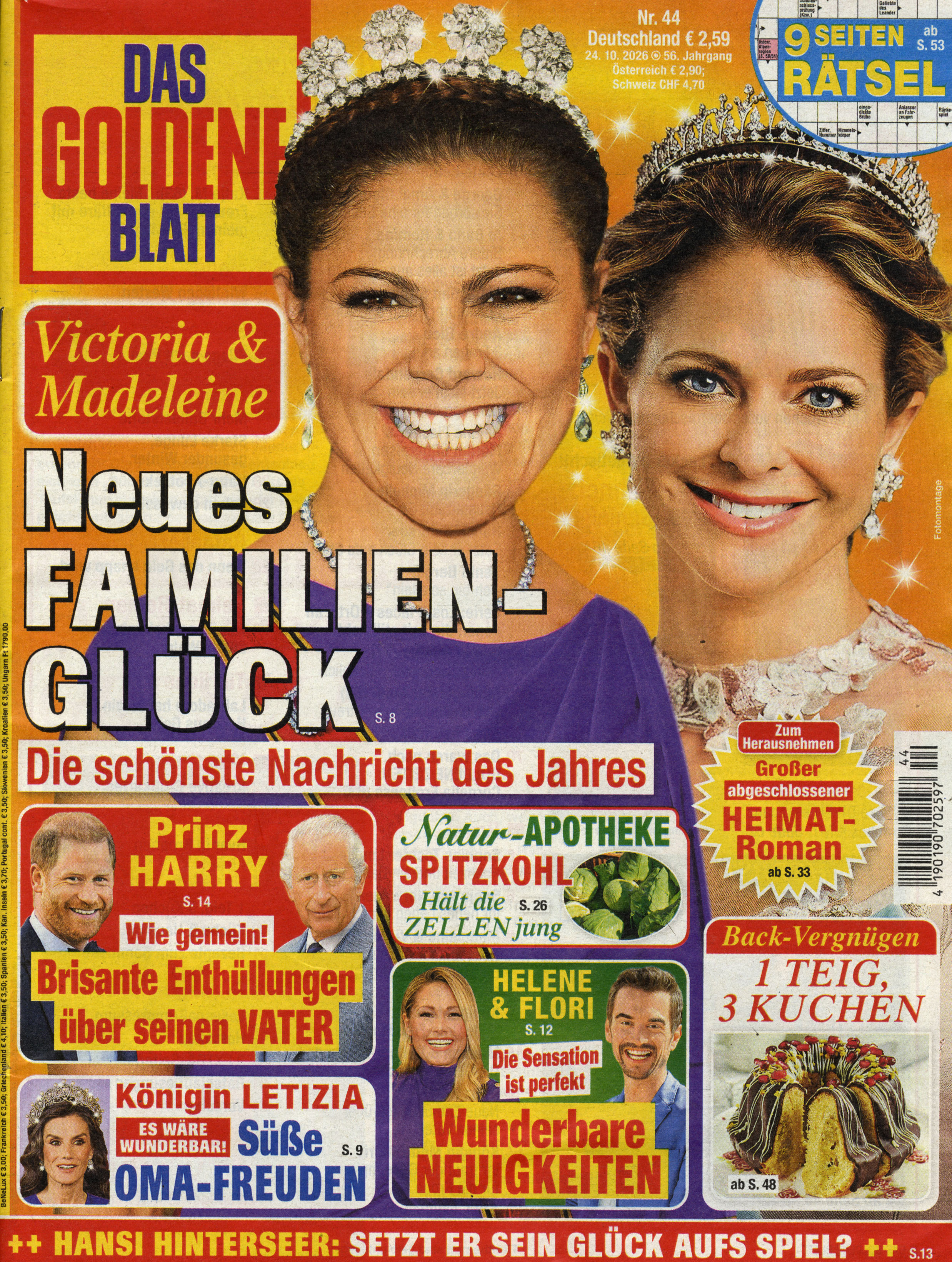 DAS GOLDENE BLATT-Wunschabo