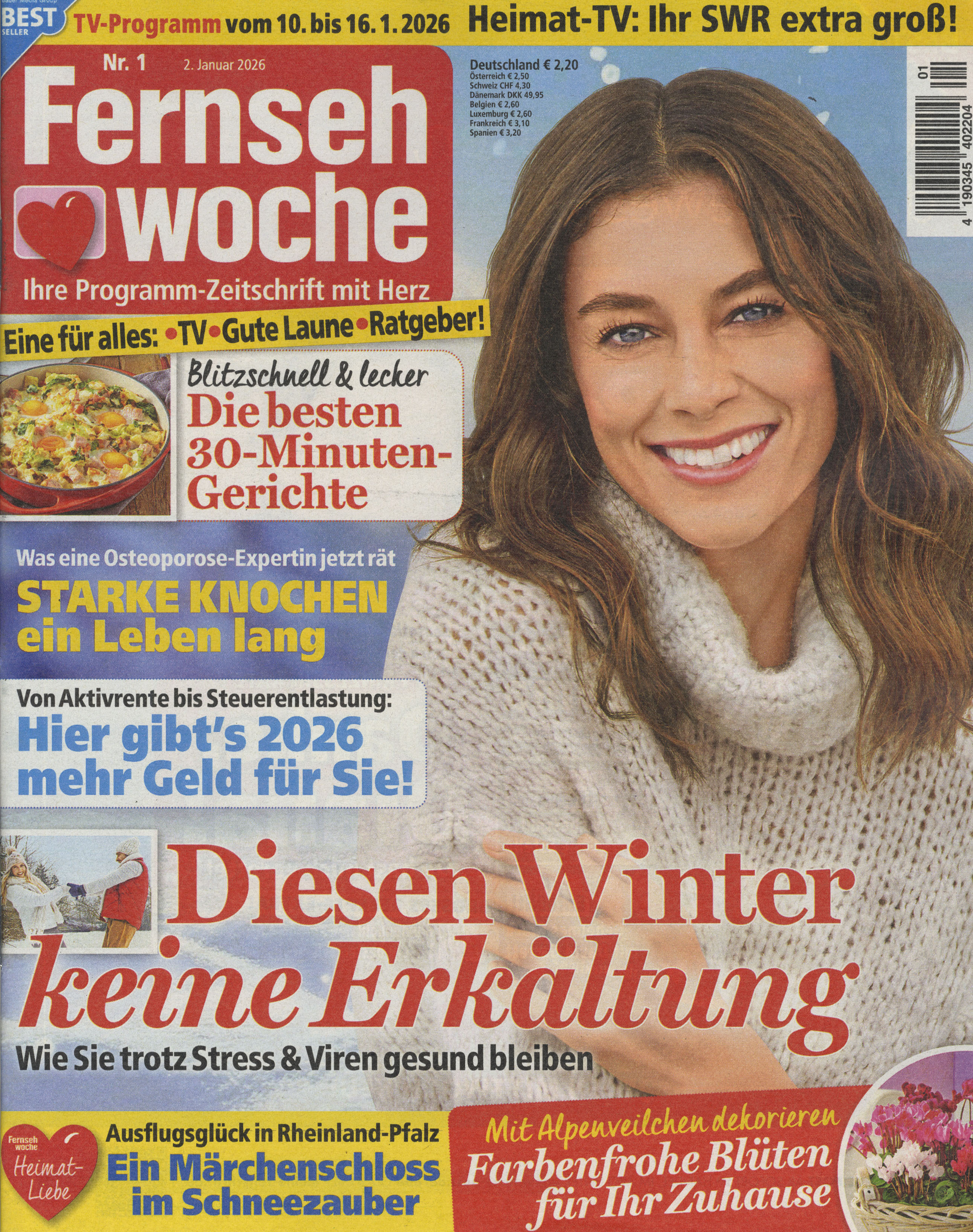 Fernsehwoche - Halbjahresabo als Geschenk