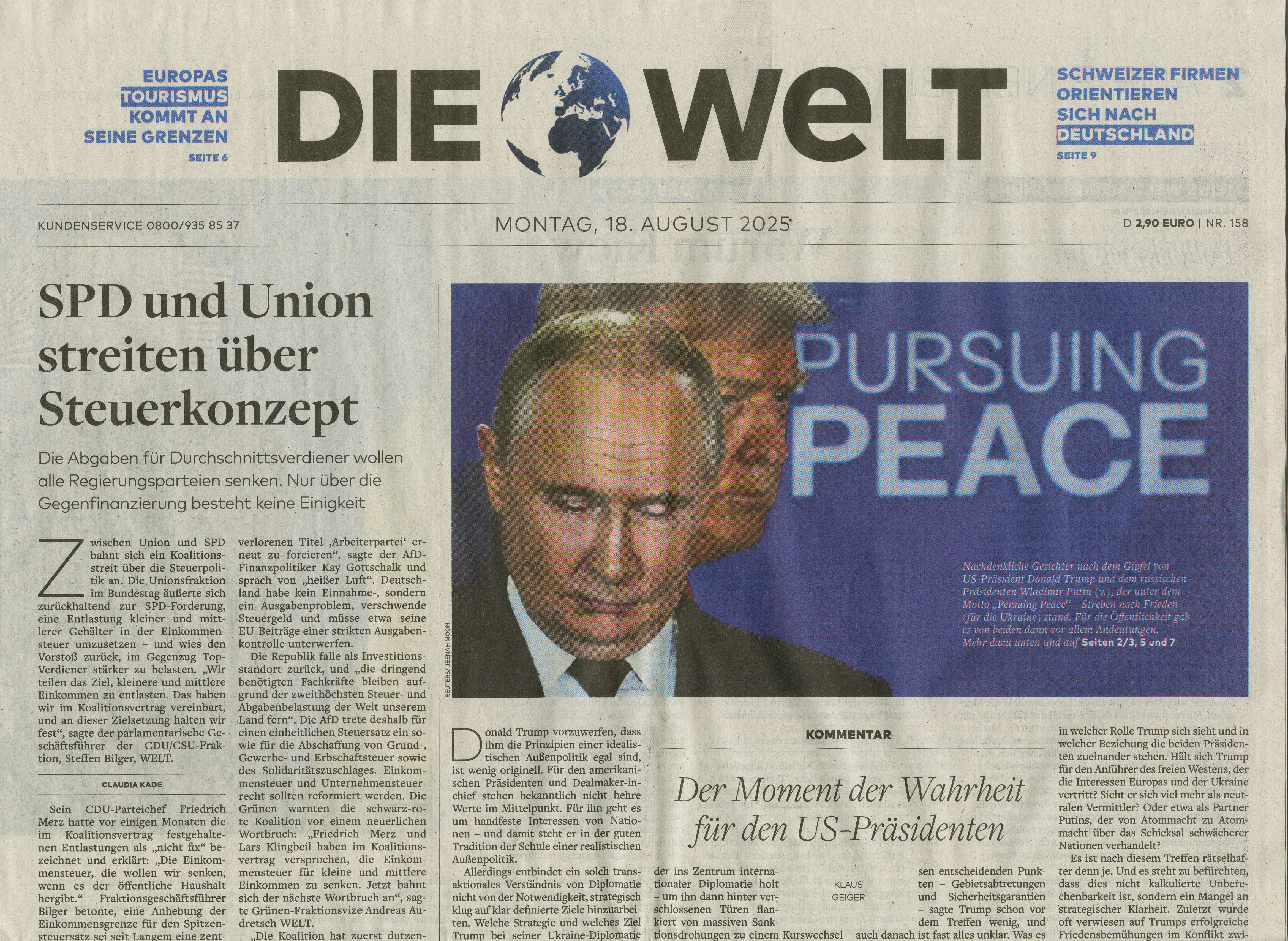 Die Welt - Geschenkabo