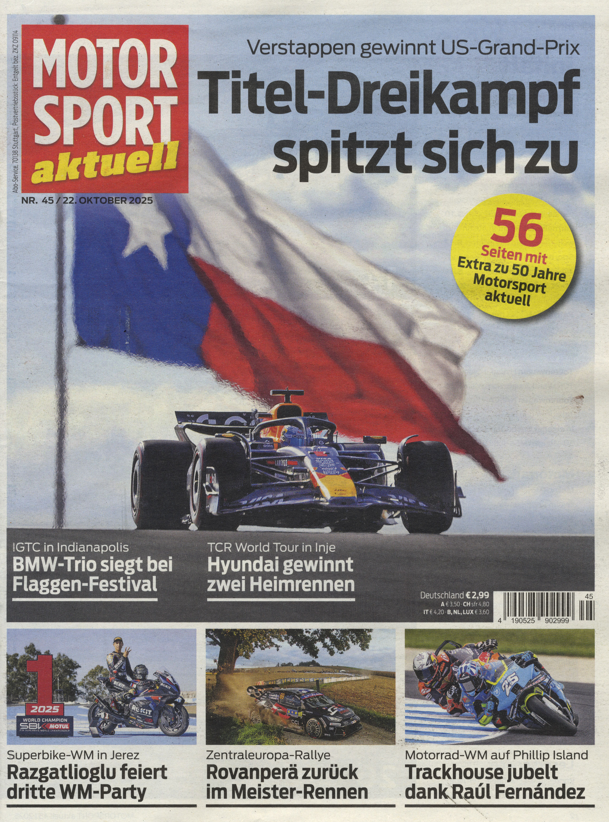 MOTORSPORT aktuell Wunschabo