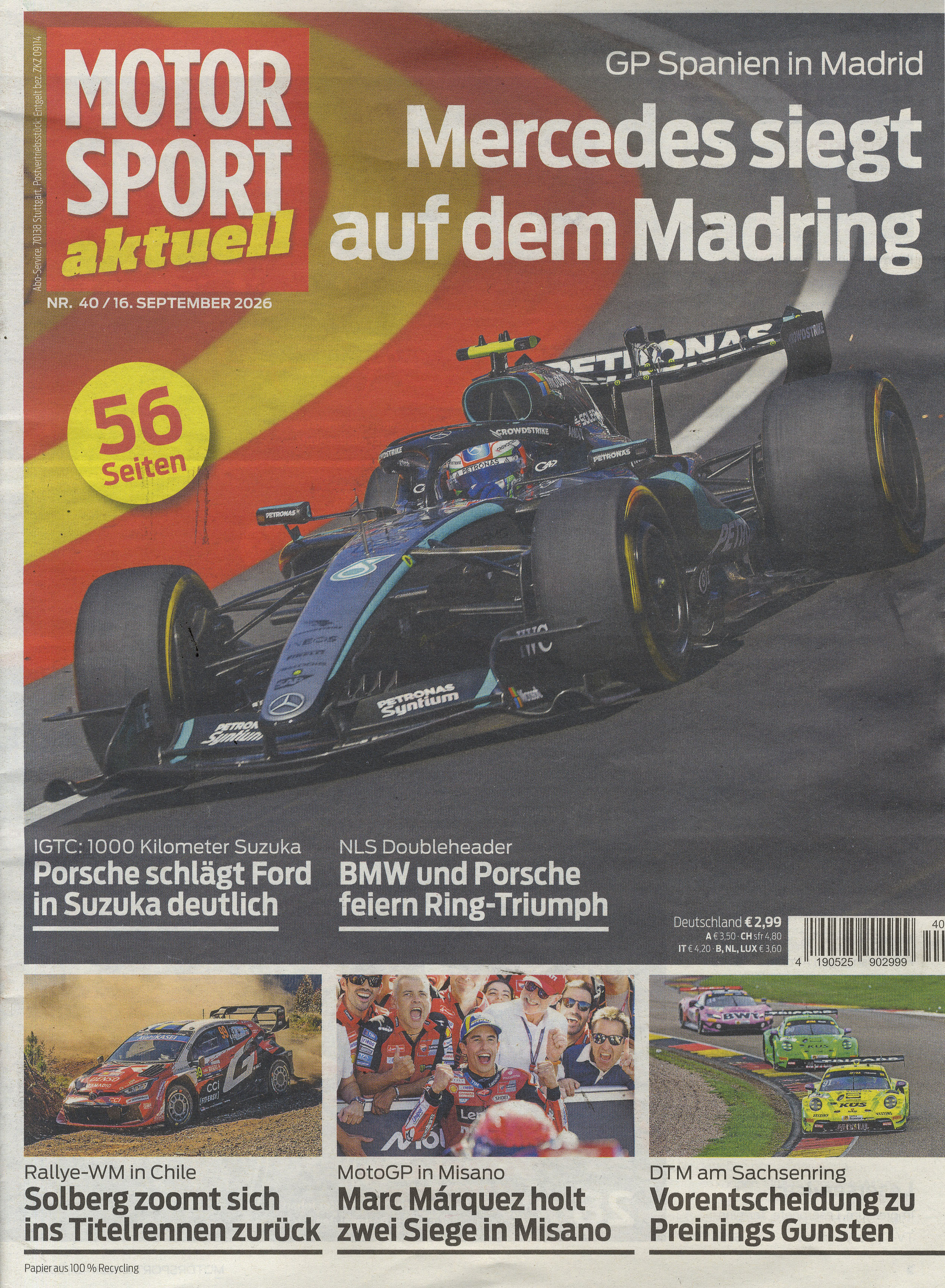 MOTORSPORT aktuell Wunschabo