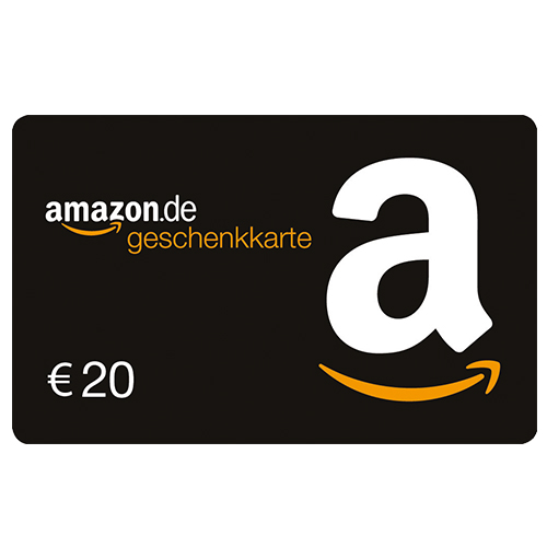 20,- € Amazon.de-Gutschein 20,- € Amazon.de-Gutschein