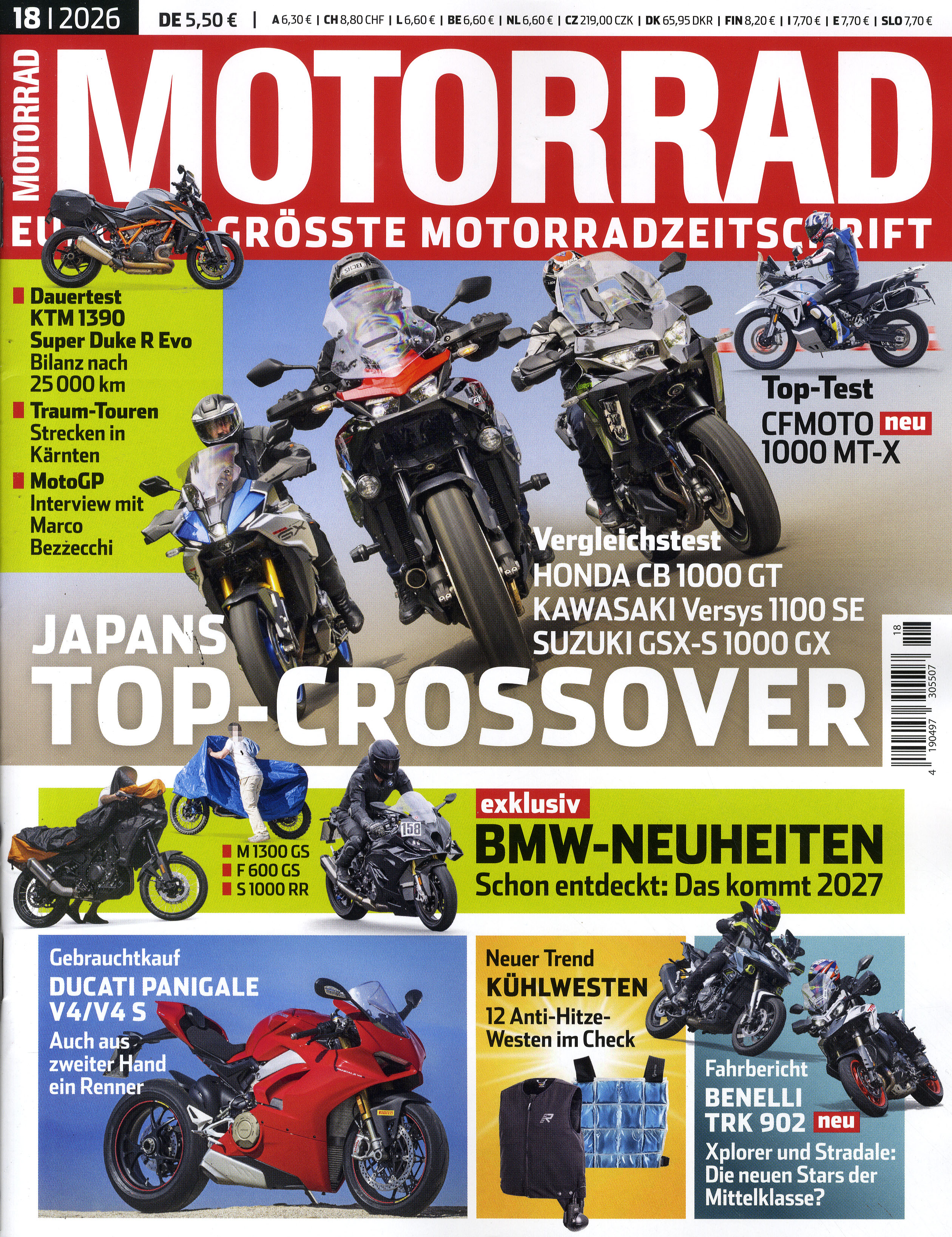 MOTORRAD -Halbjahresabo