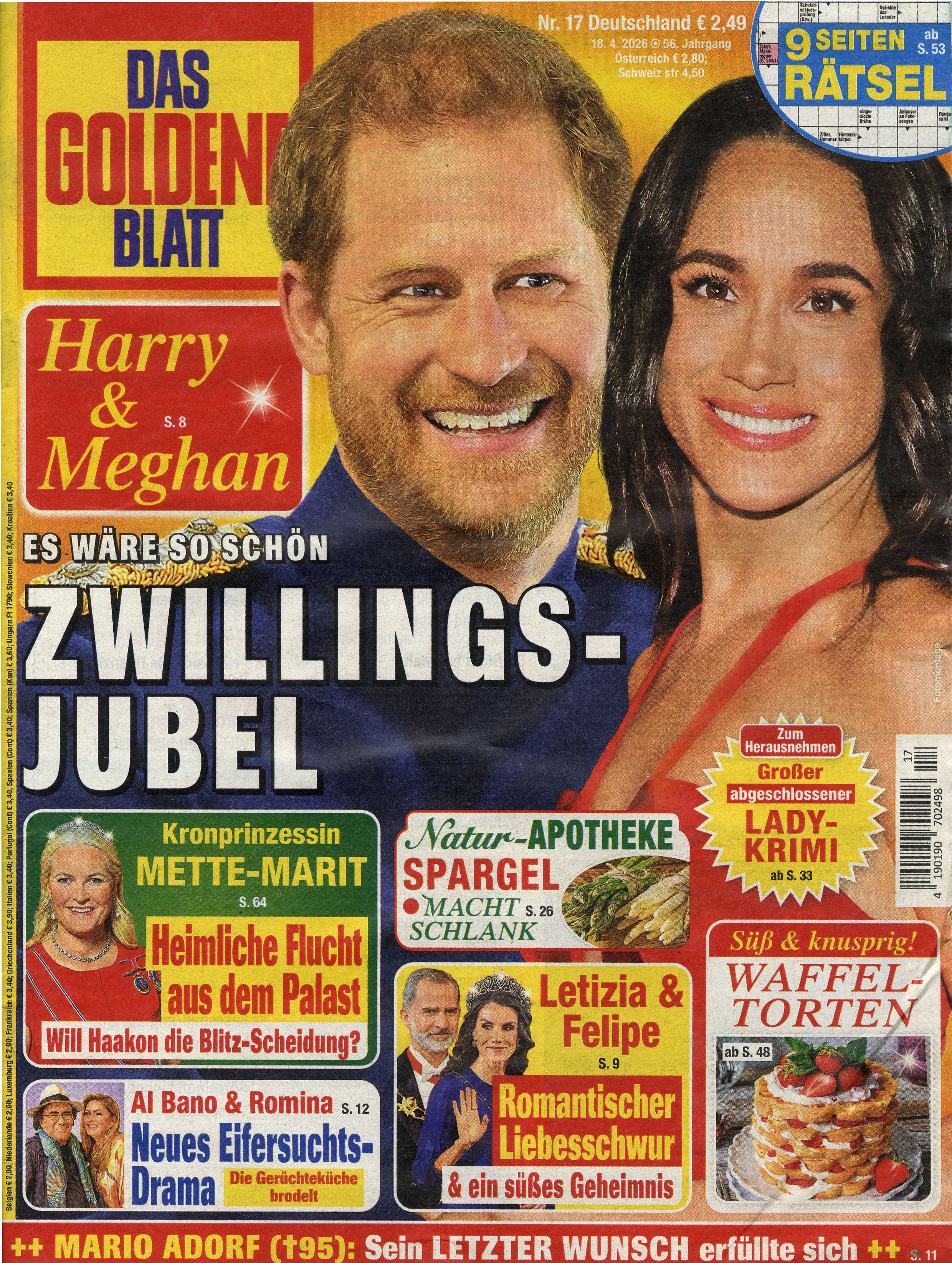 DAS GOLDENE BLATT-Wunschabo