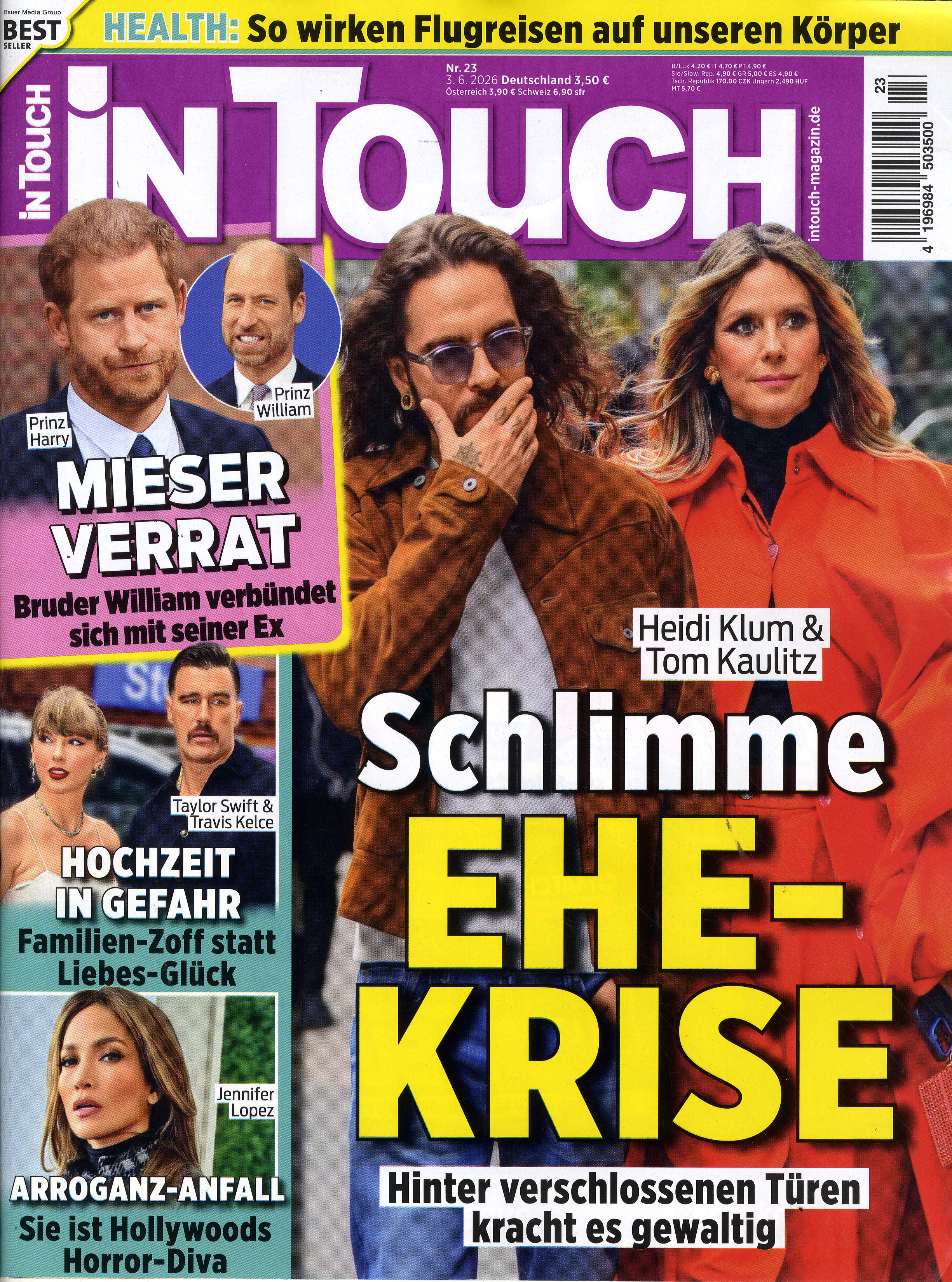In Touch -Halbjahresabo als Geschenk