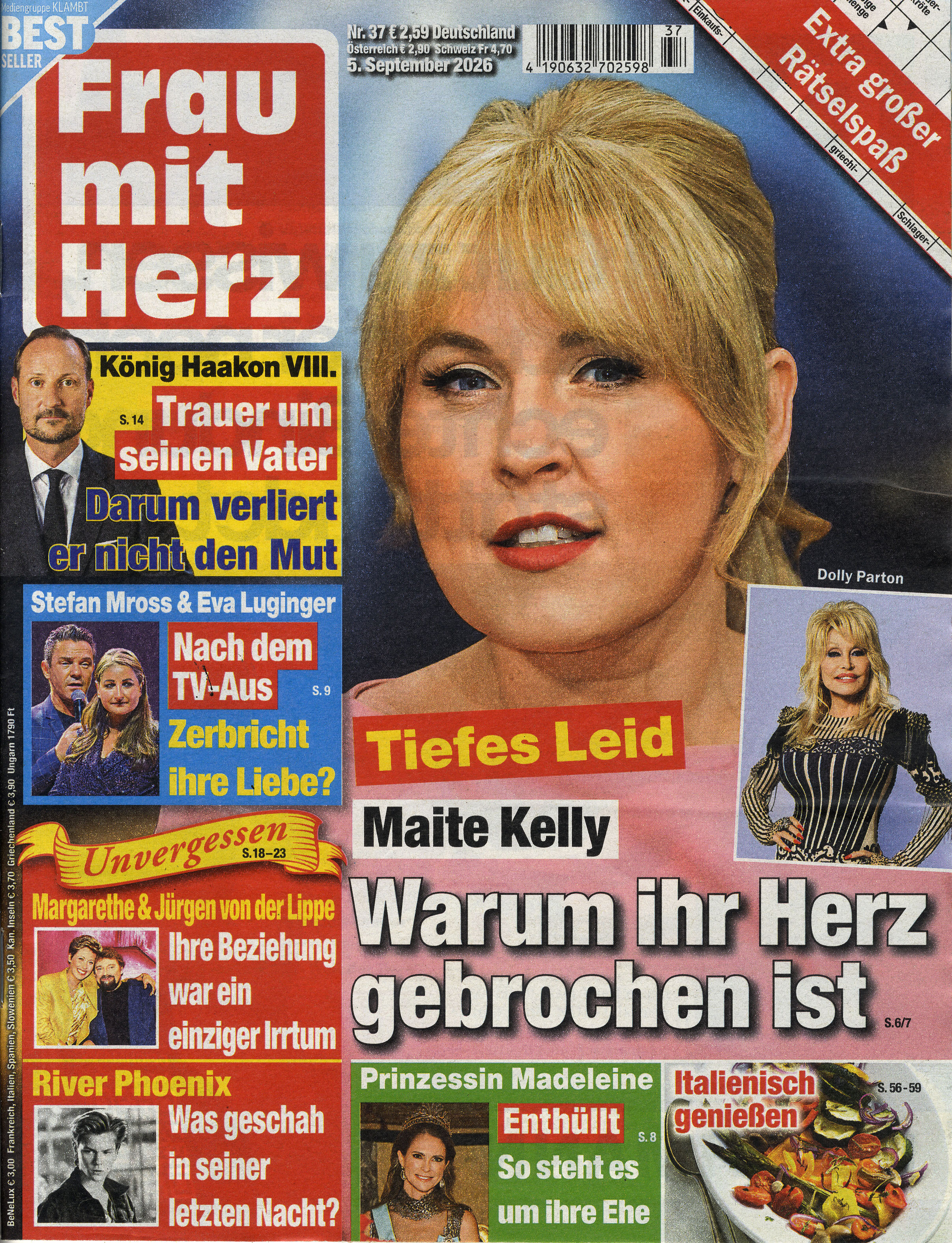 Frau mit Herz -Jahresabo