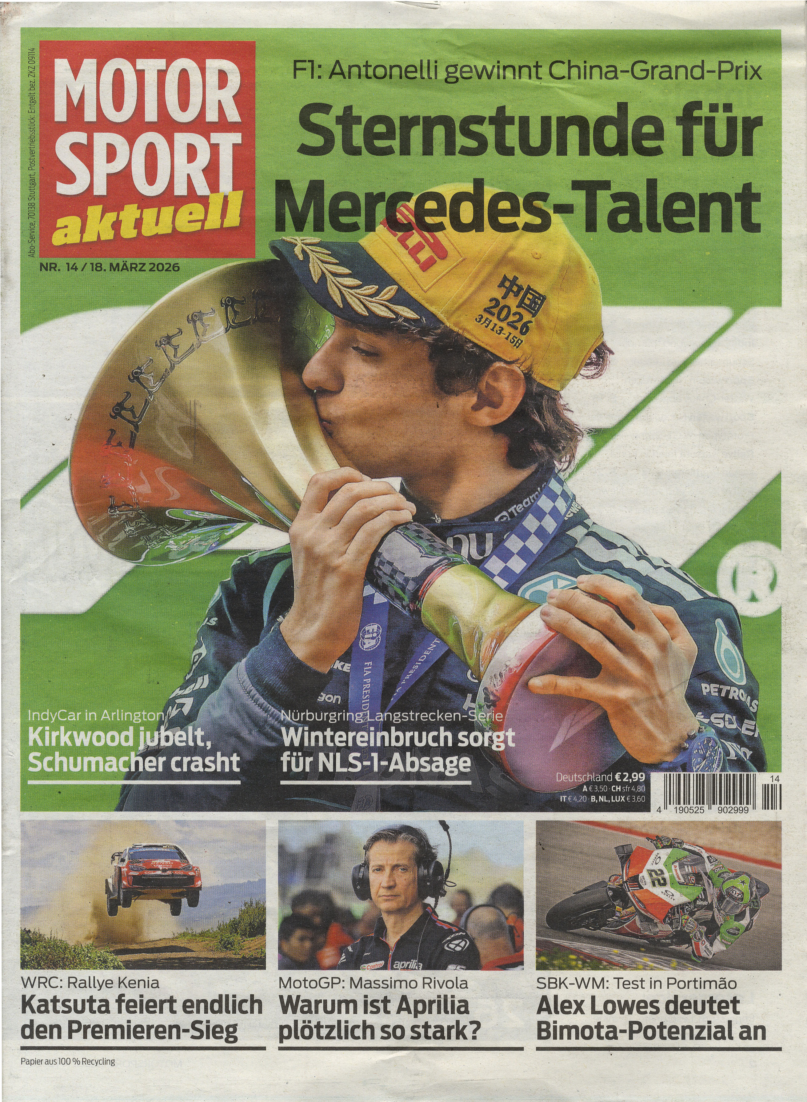 MOTORSPORT aktuell -Jahresabo