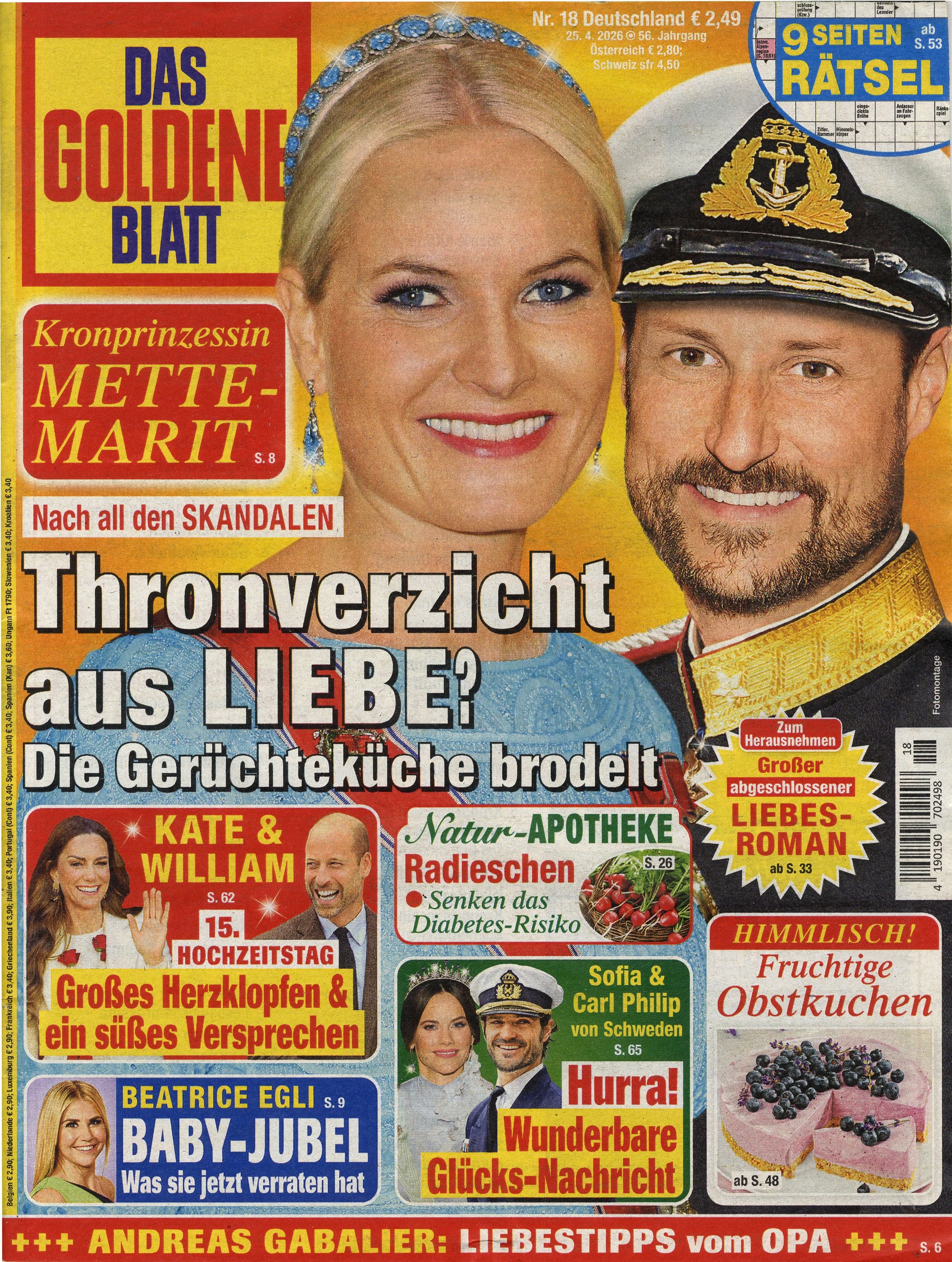 DAS GOLDENE BLATT-Wunschabo