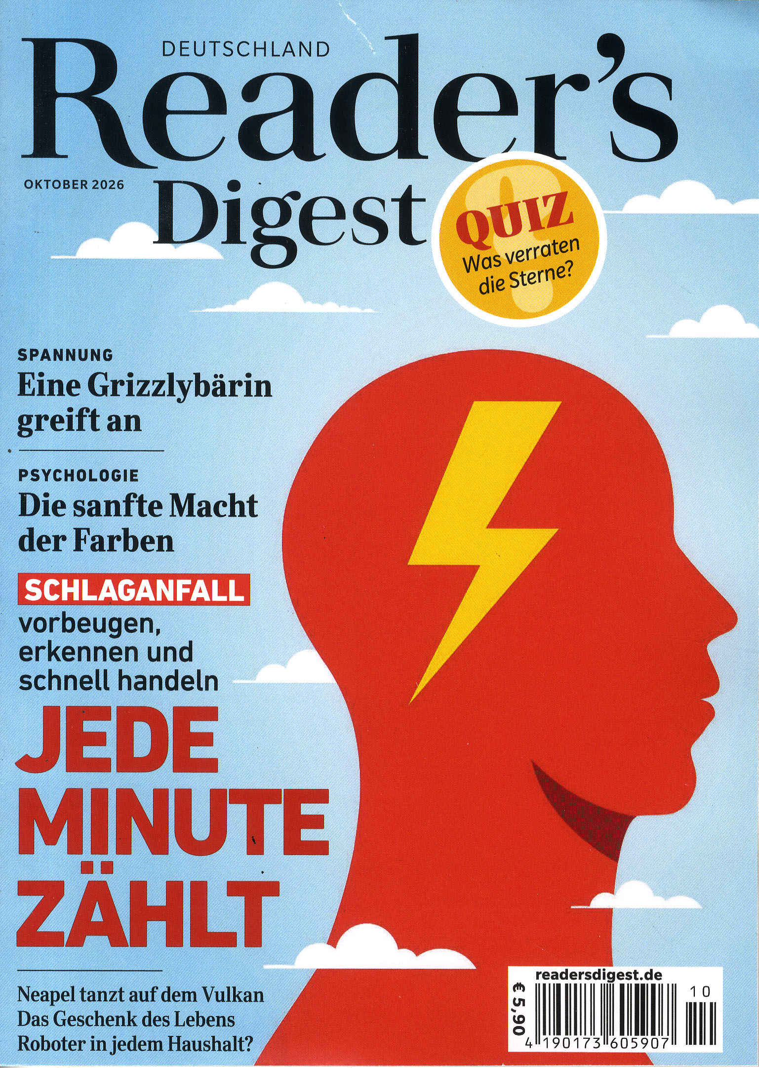 Reader's Digest Deutschland - 3 Ausgaben f&uuml;r 3 &euro;