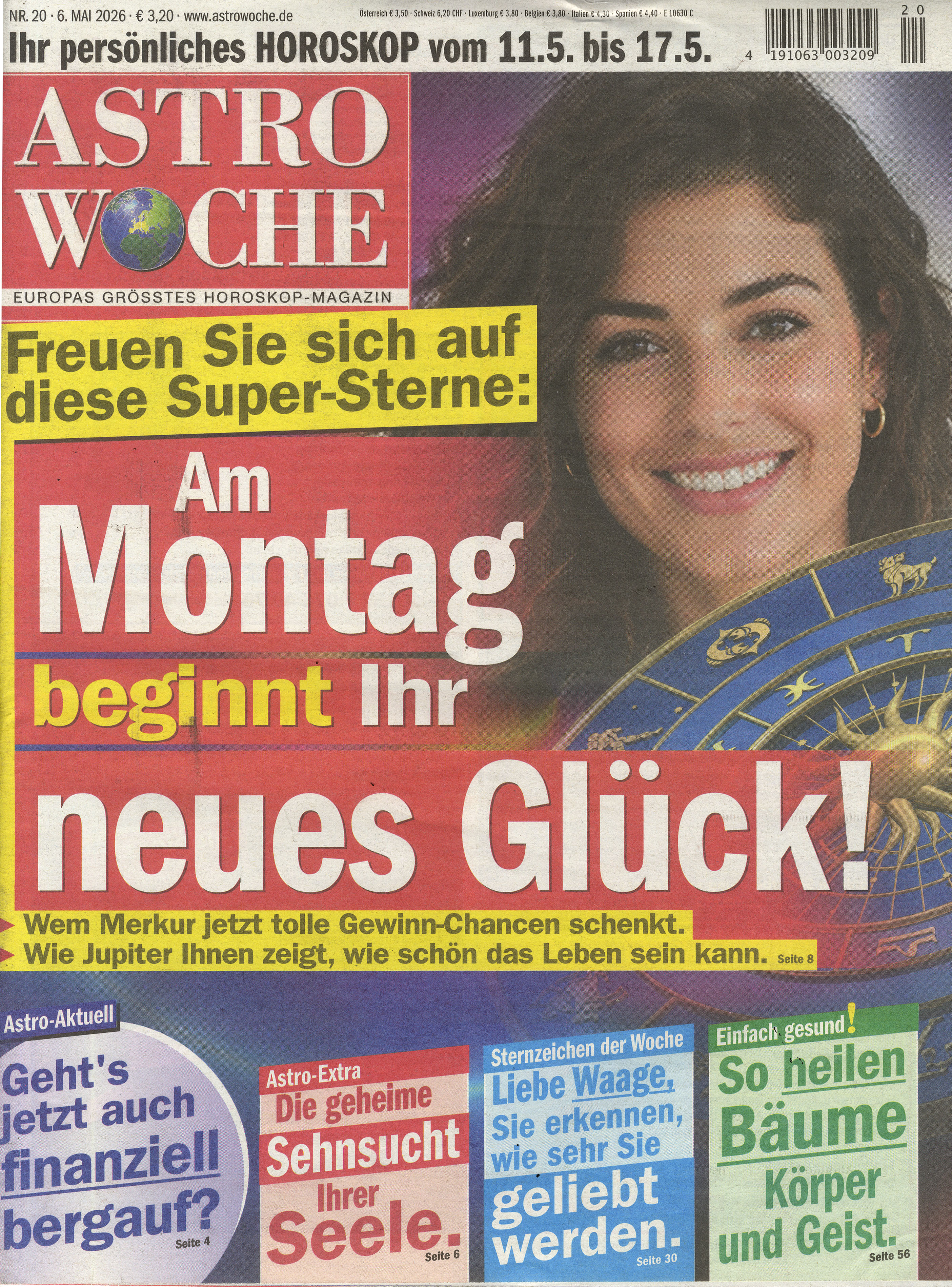 ASTROWOCHE - 3 Ausgaben f&uuml;r 6 &euro;