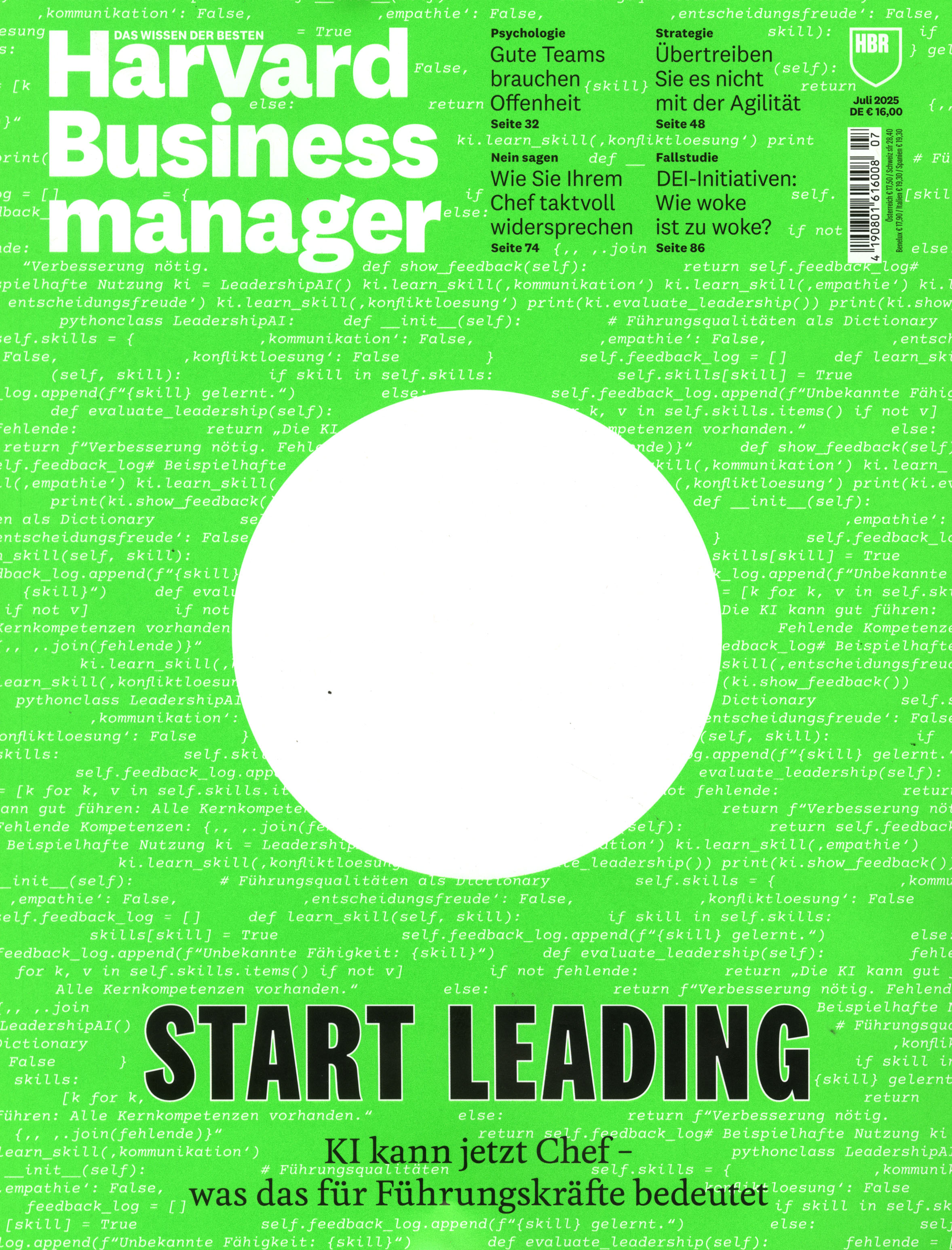 Harvard Business Manager - Halbjahresabo