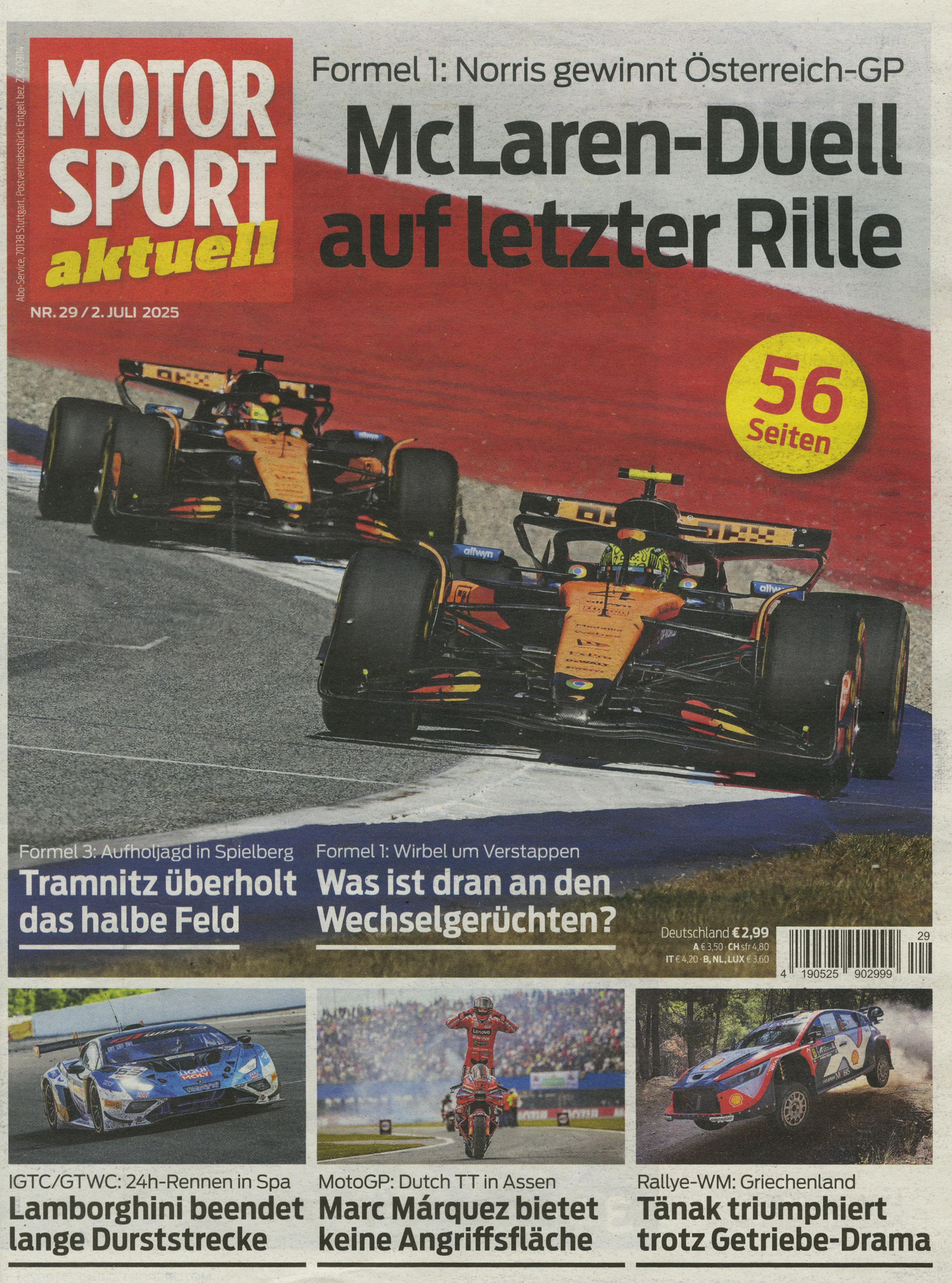 MOTORSPORT aktuell Wunschabo