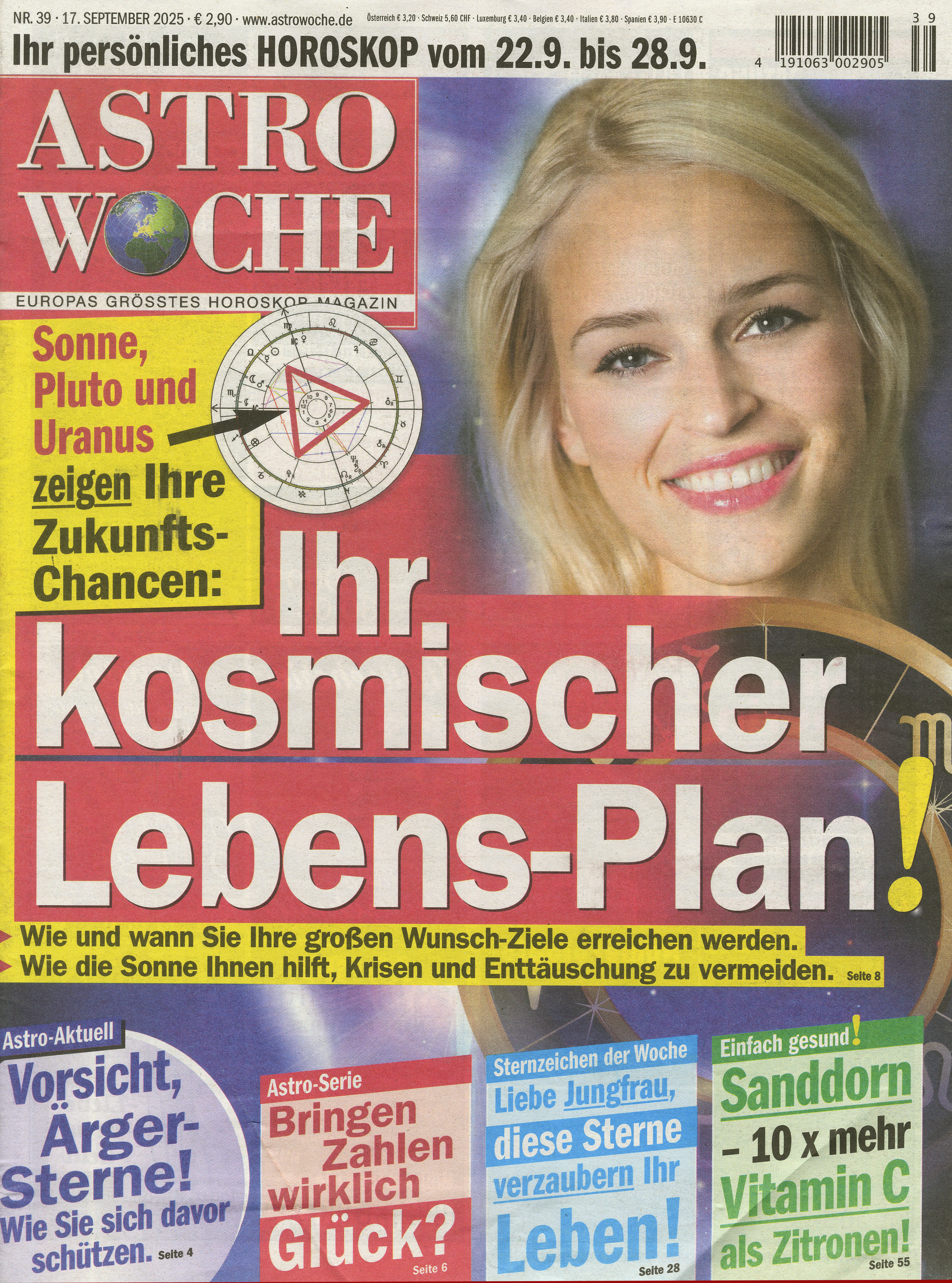 ASTROWOCHE -Halbjahresabo als Geschenk