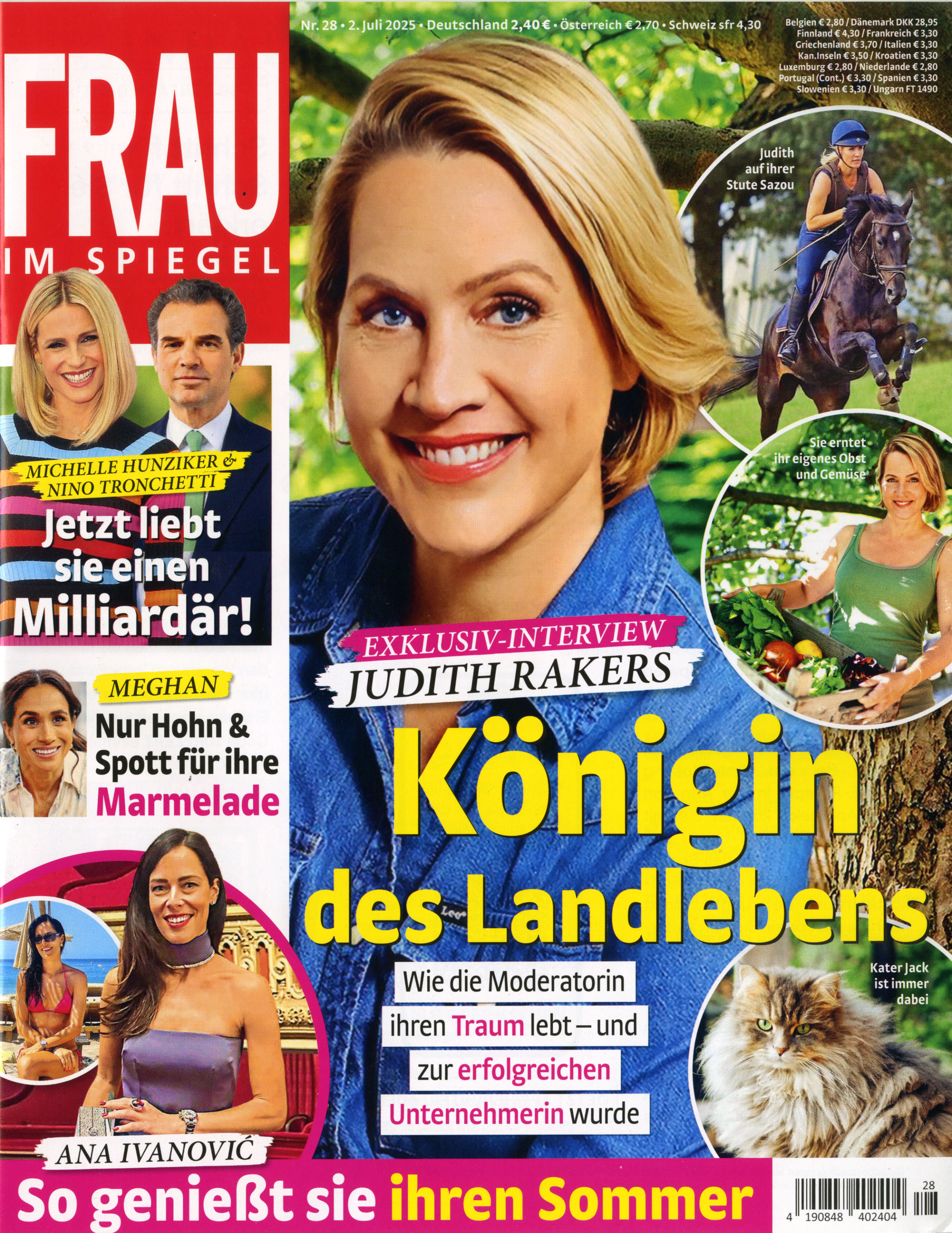 Frau im Spiegel -Jahresabo
