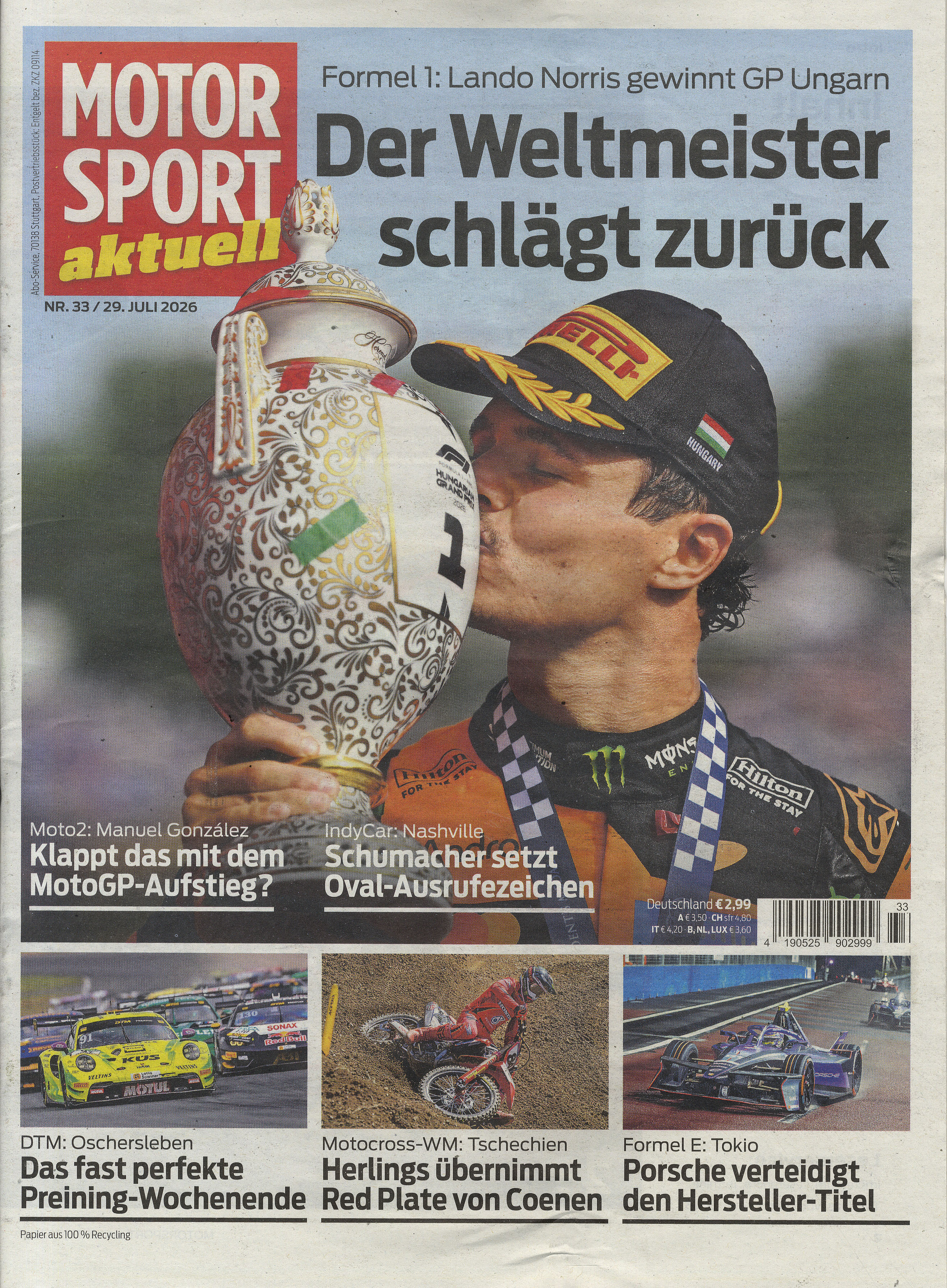 MOTORSPORT aktuell Wunschabo