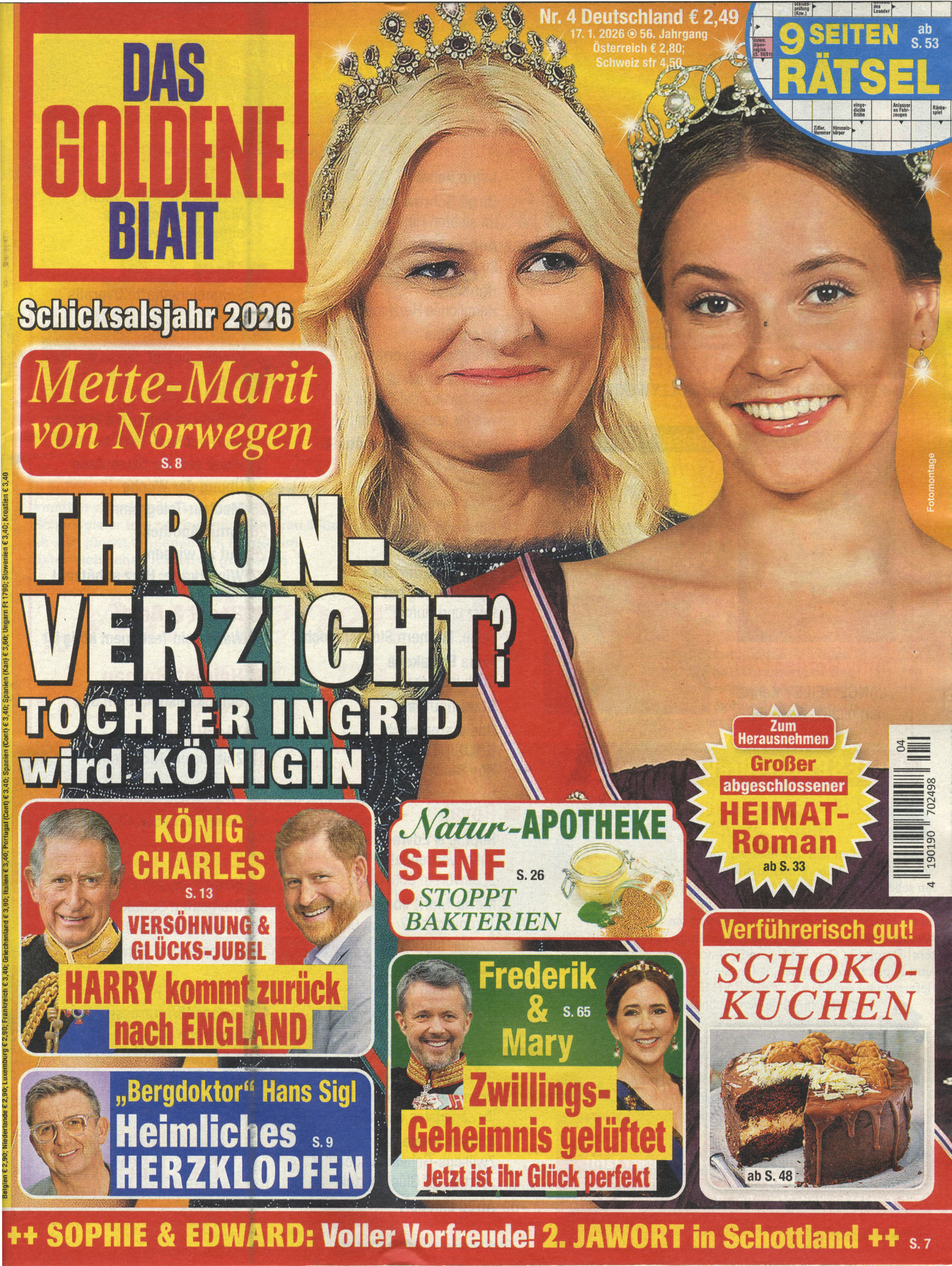 DAS GOLDENE BLATT-Wunschabo