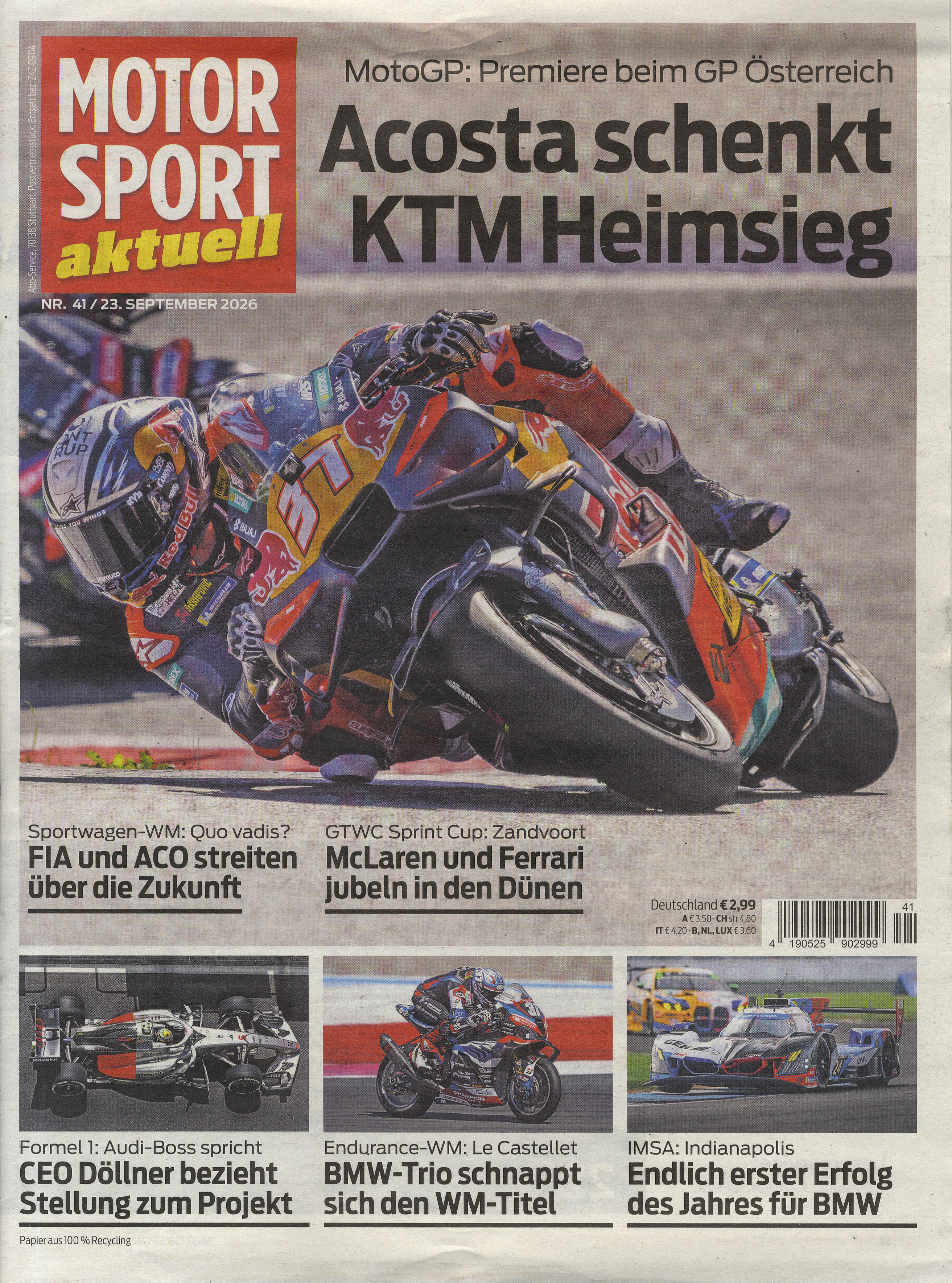 MOTORSPORT aktuell Wunschabo