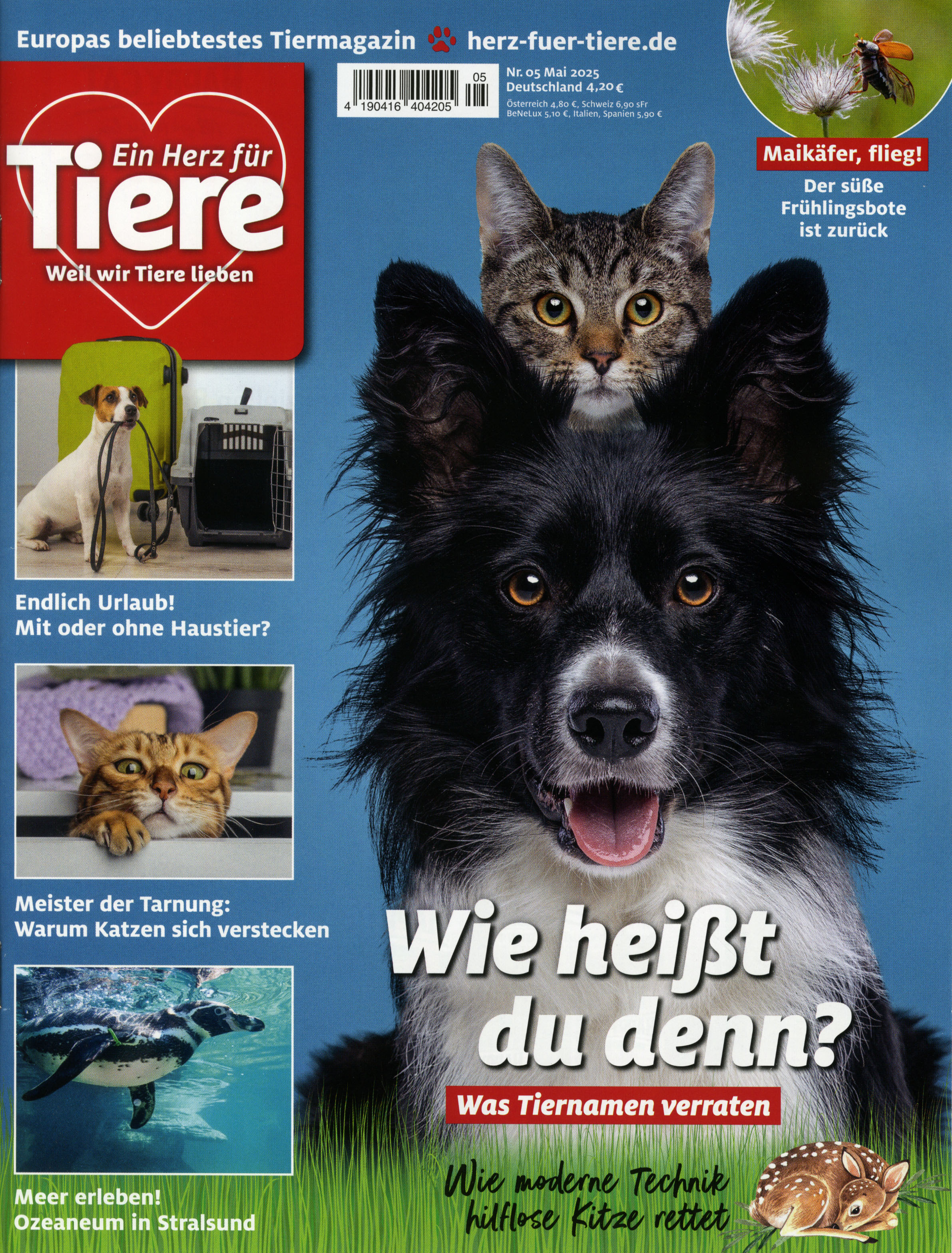 Ein Herz für Tiere -Halbjahresabo als Geschenk