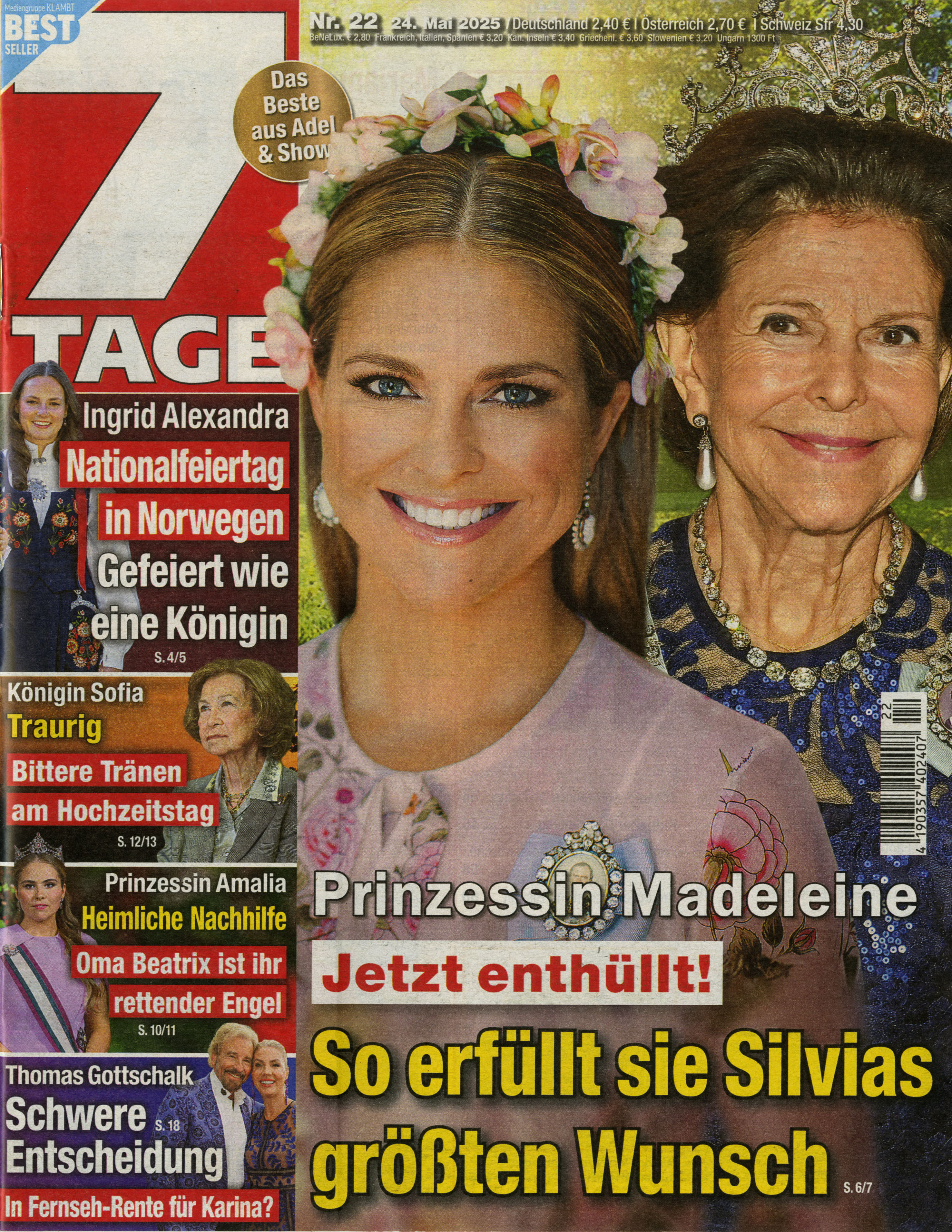 7 Tage -Halbjahresabo