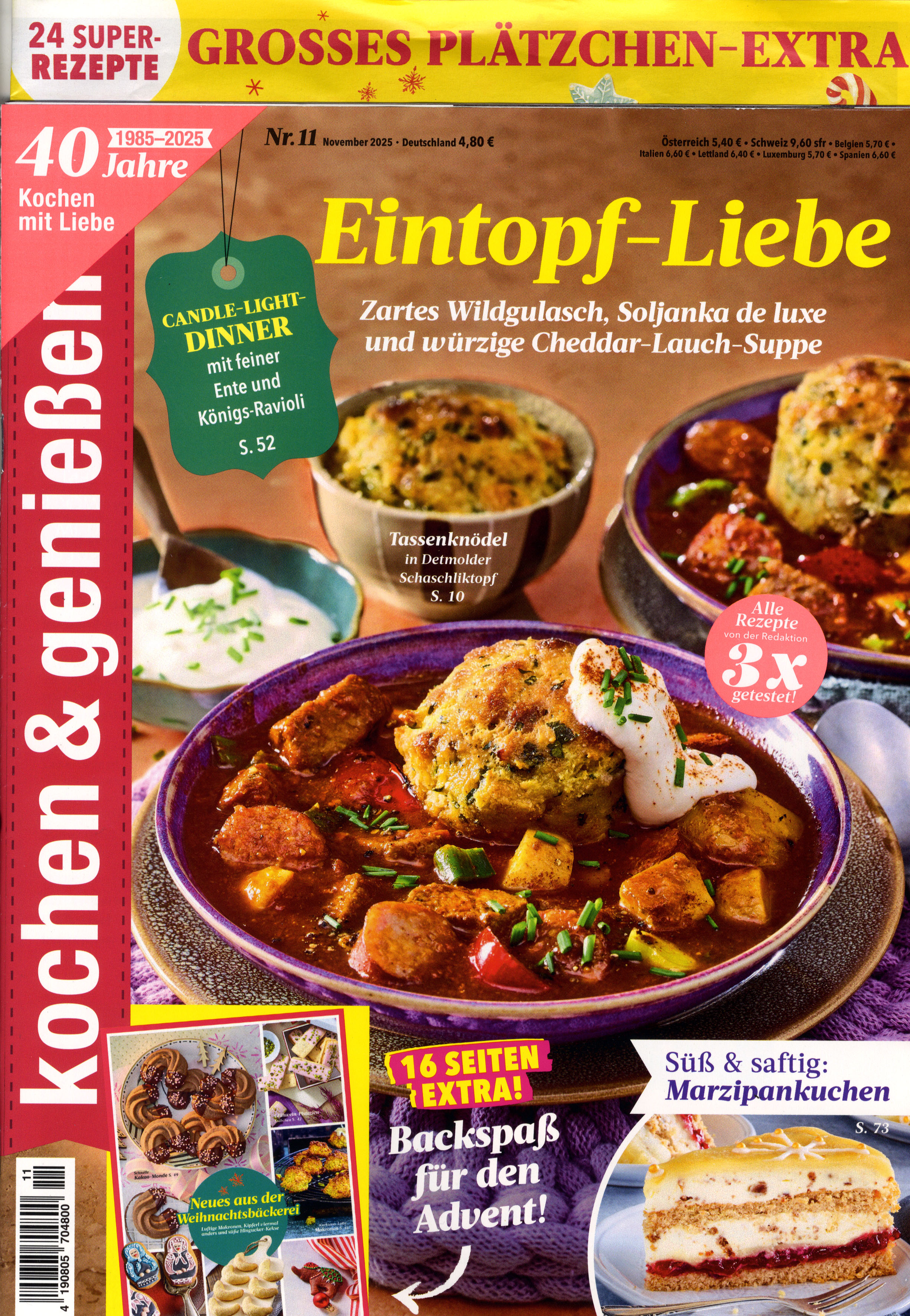 Kochen & Geniessen - Geschenkabo