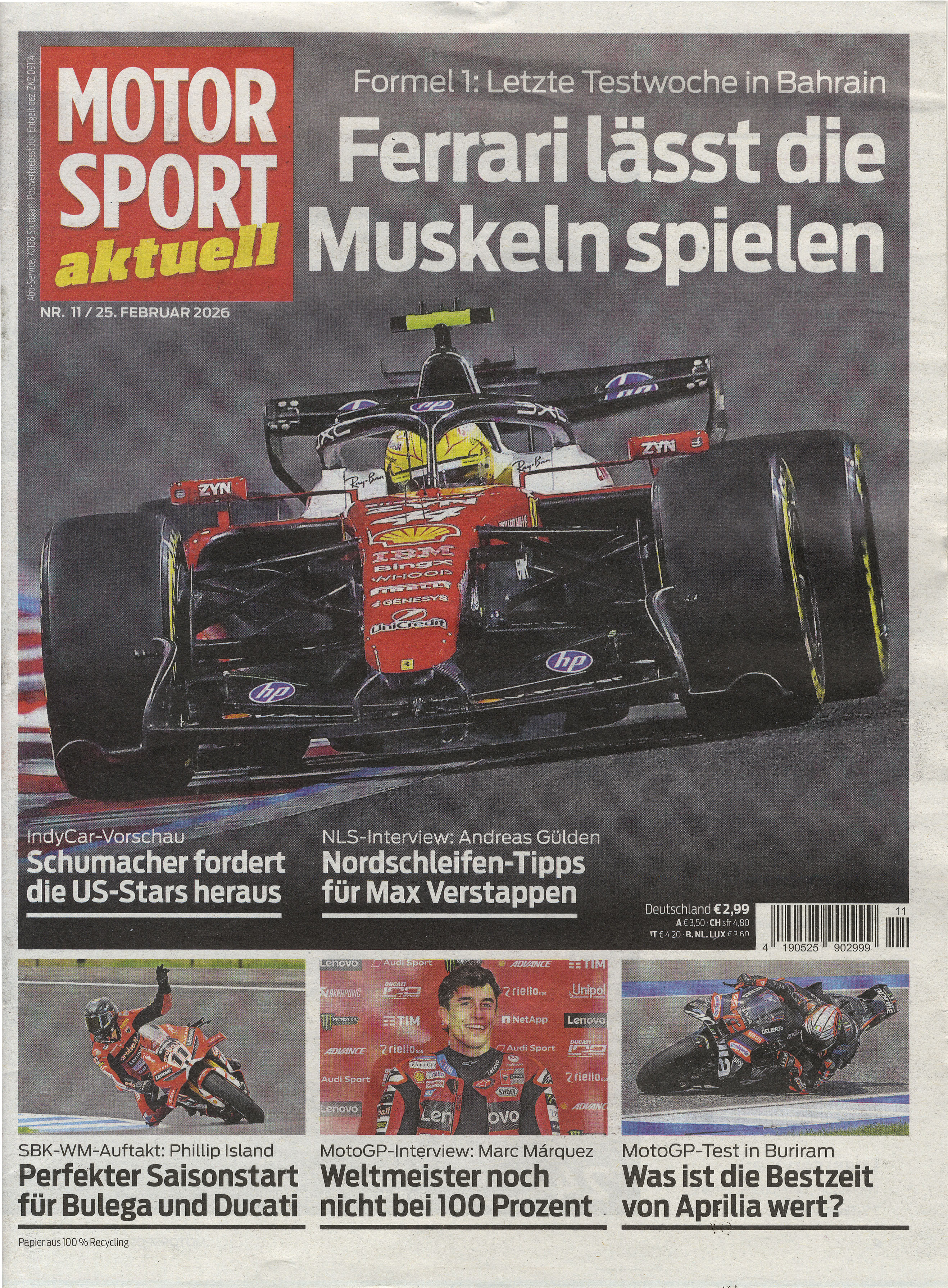 MOTORSPORT aktuell -Geschenkabo