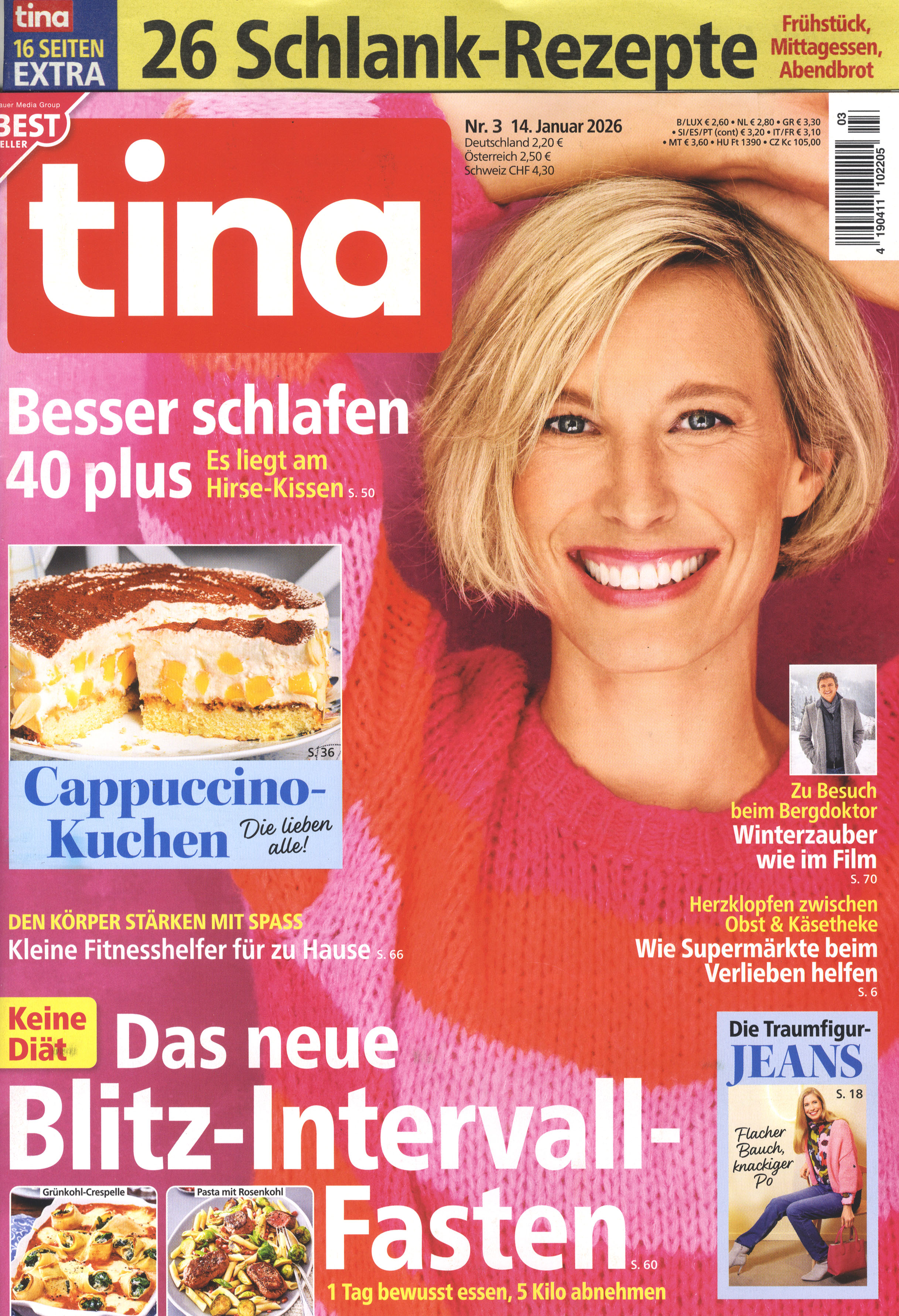 tina -Halbjahresabo als Geschenk