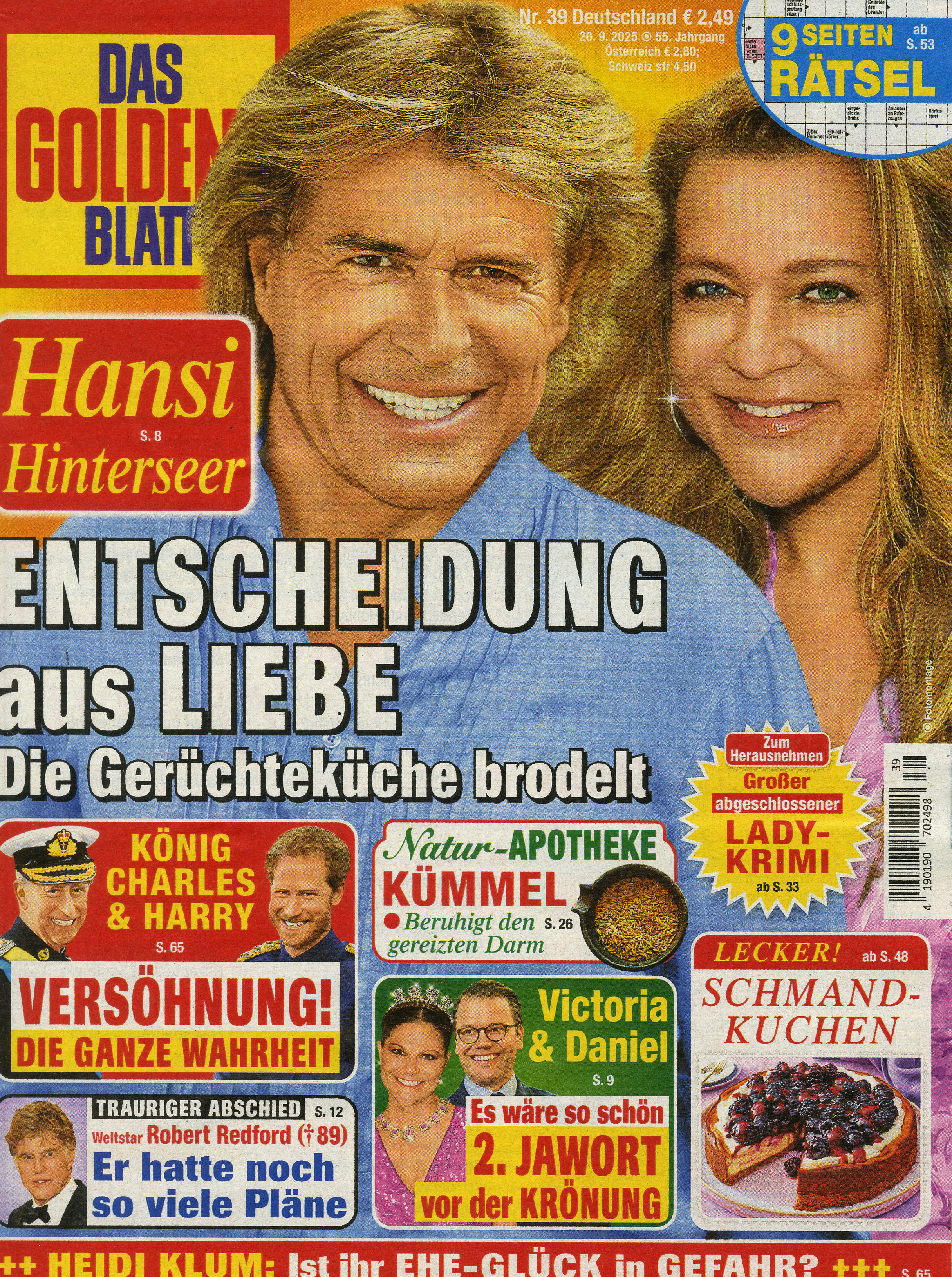 DAS GOLDENE BLATT-Wunschabo