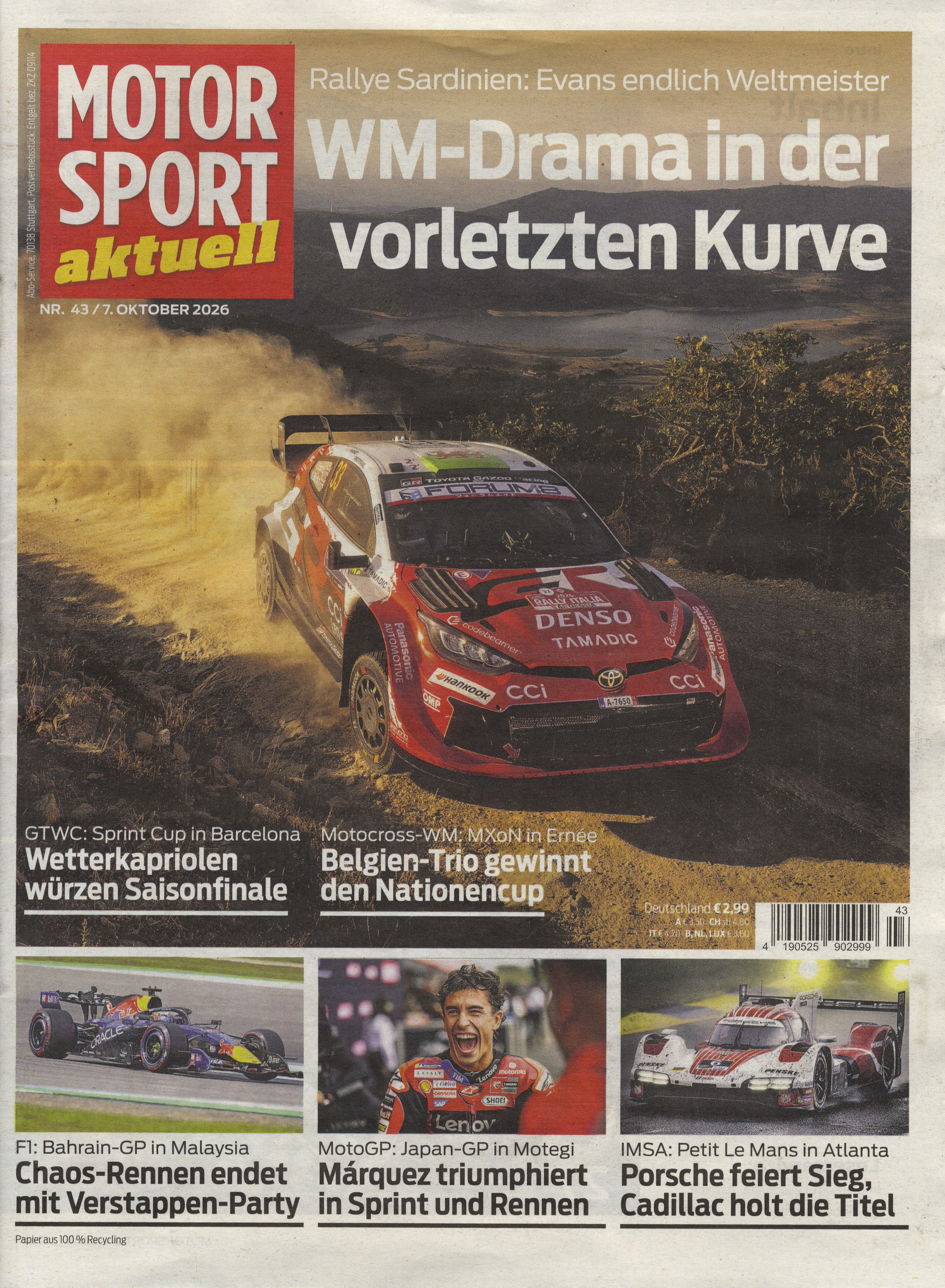 MOTORSPORT aktuell Wunschabo