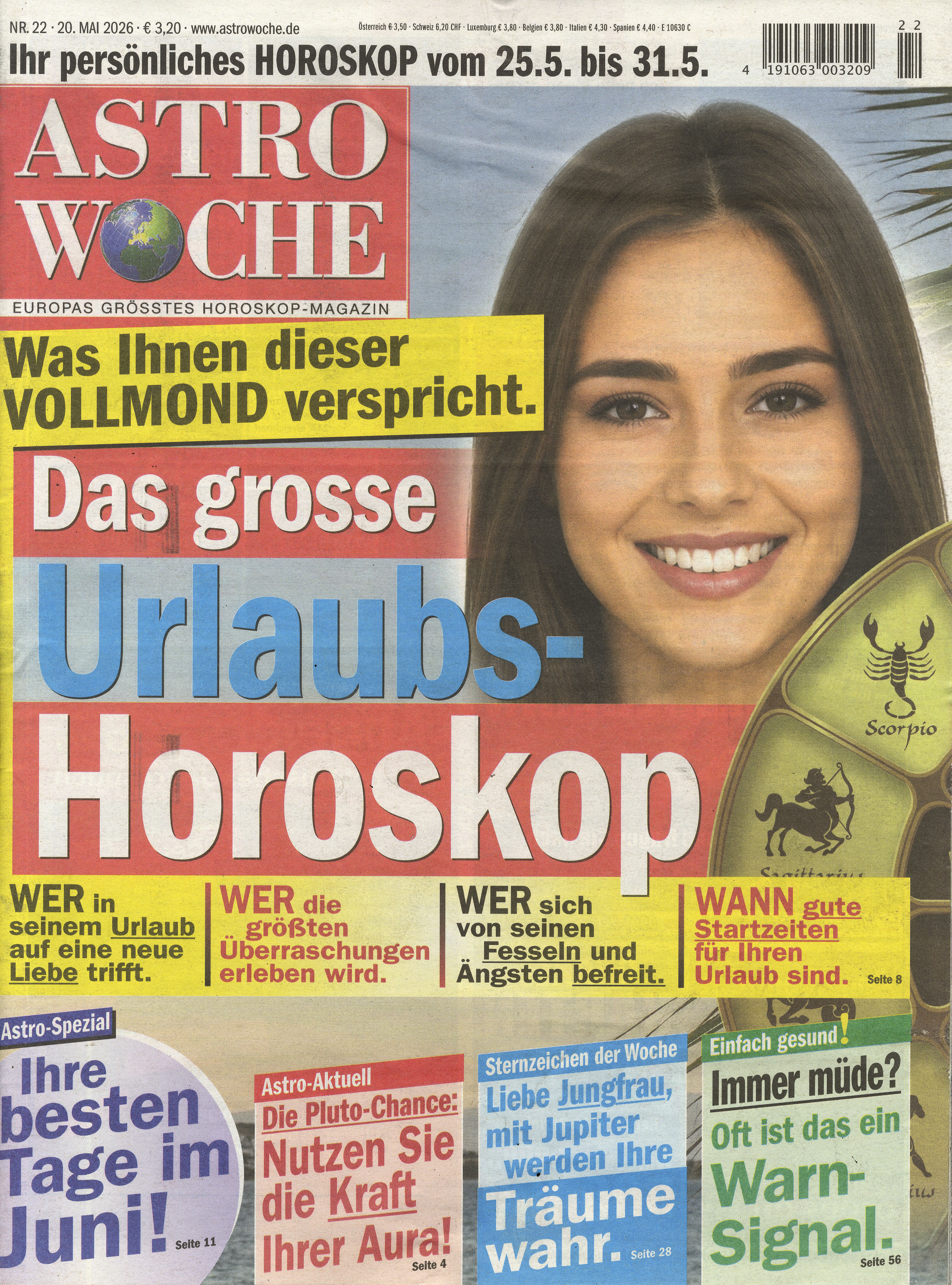 ASTROWOCHE -Halbjahresabo als Geschenk