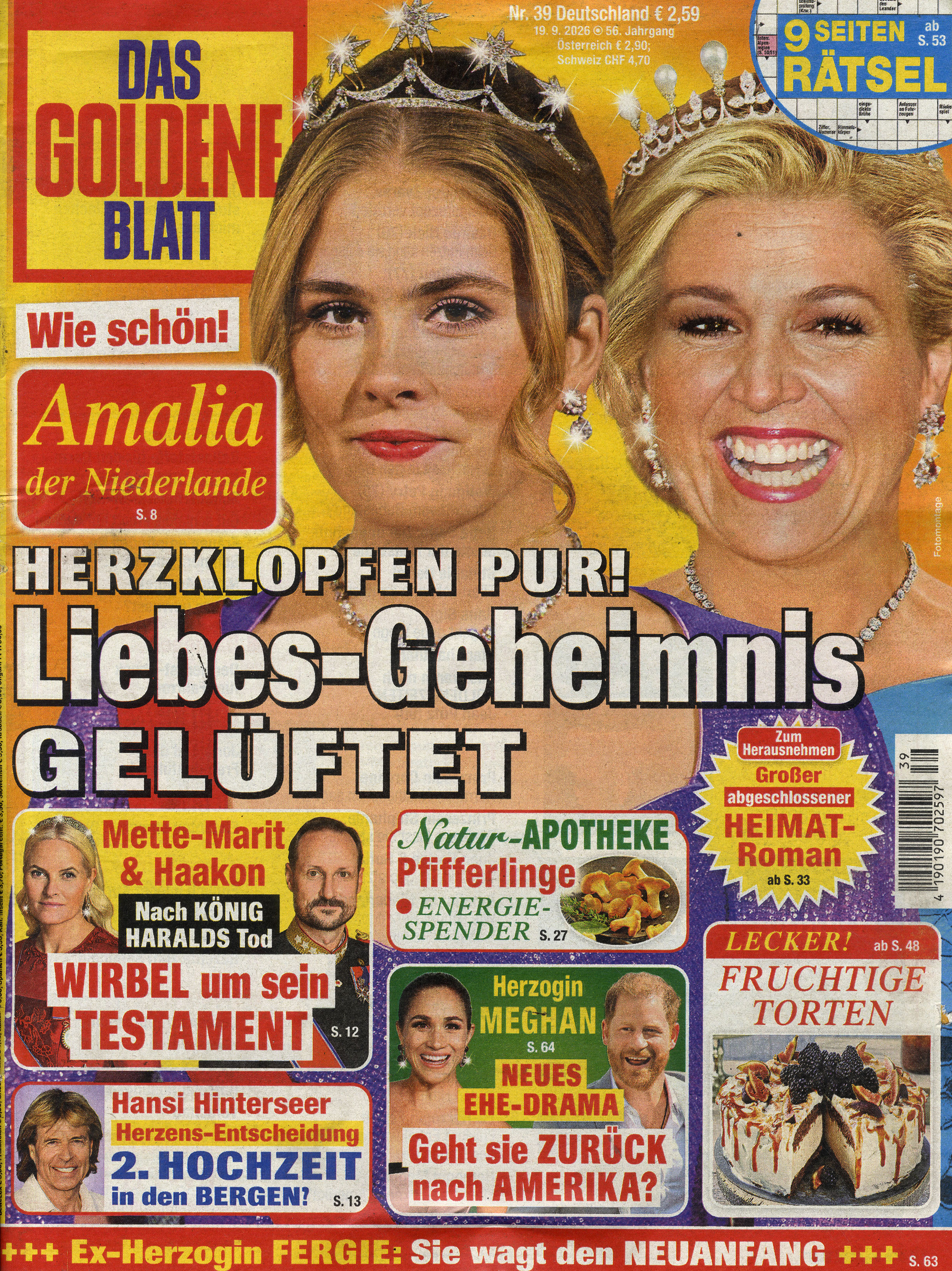 DAS GOLDENE BLATT-Wunschabo