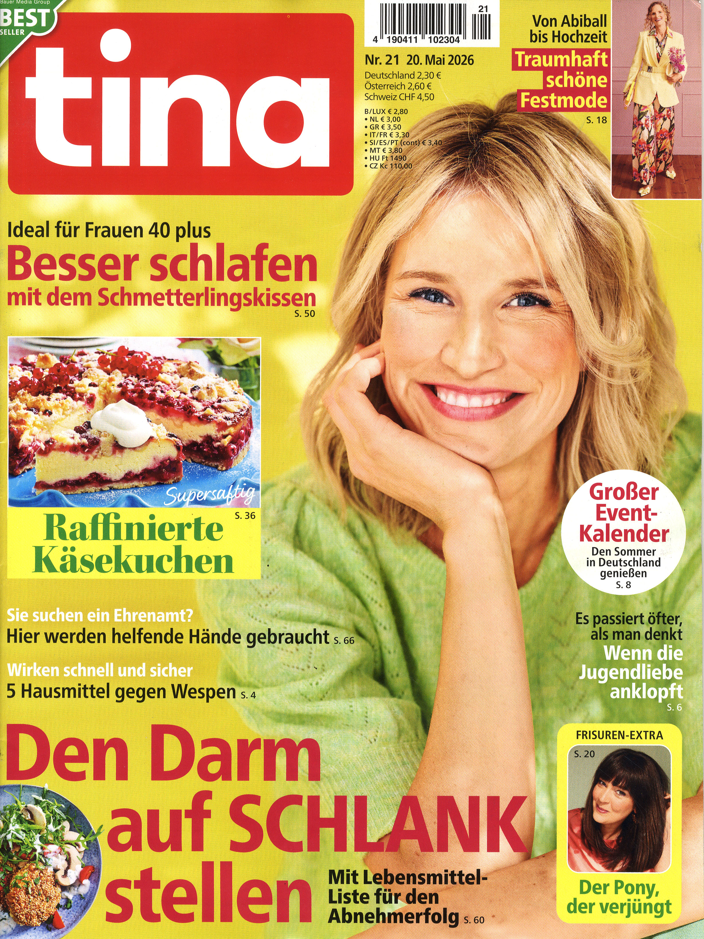 tina -Jahresabo