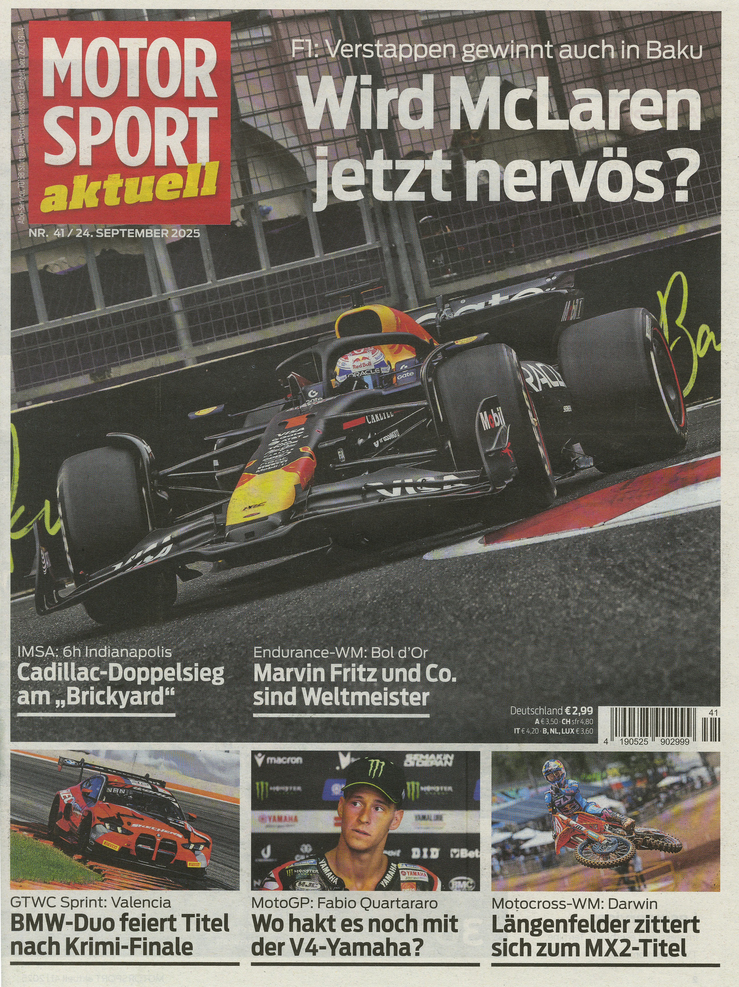 MOTORSPORT aktuell -Halbjahresabo