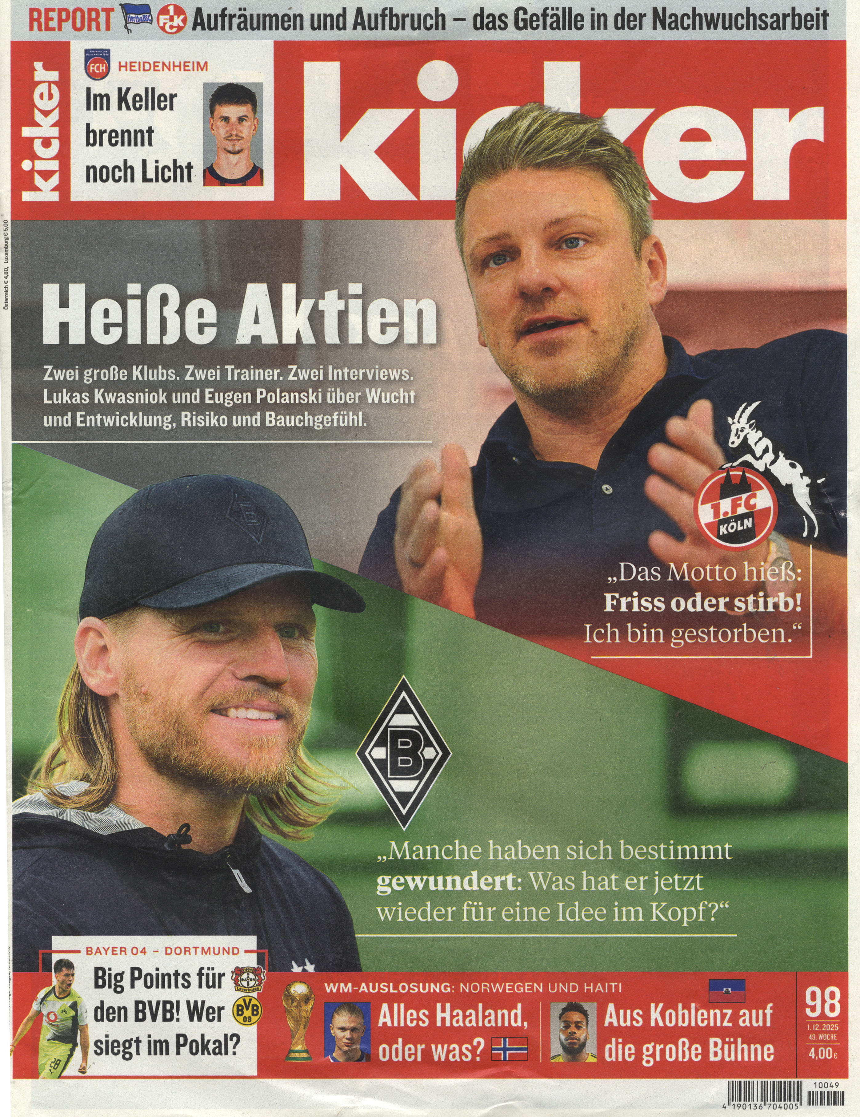 kicker -Halbjahresabo