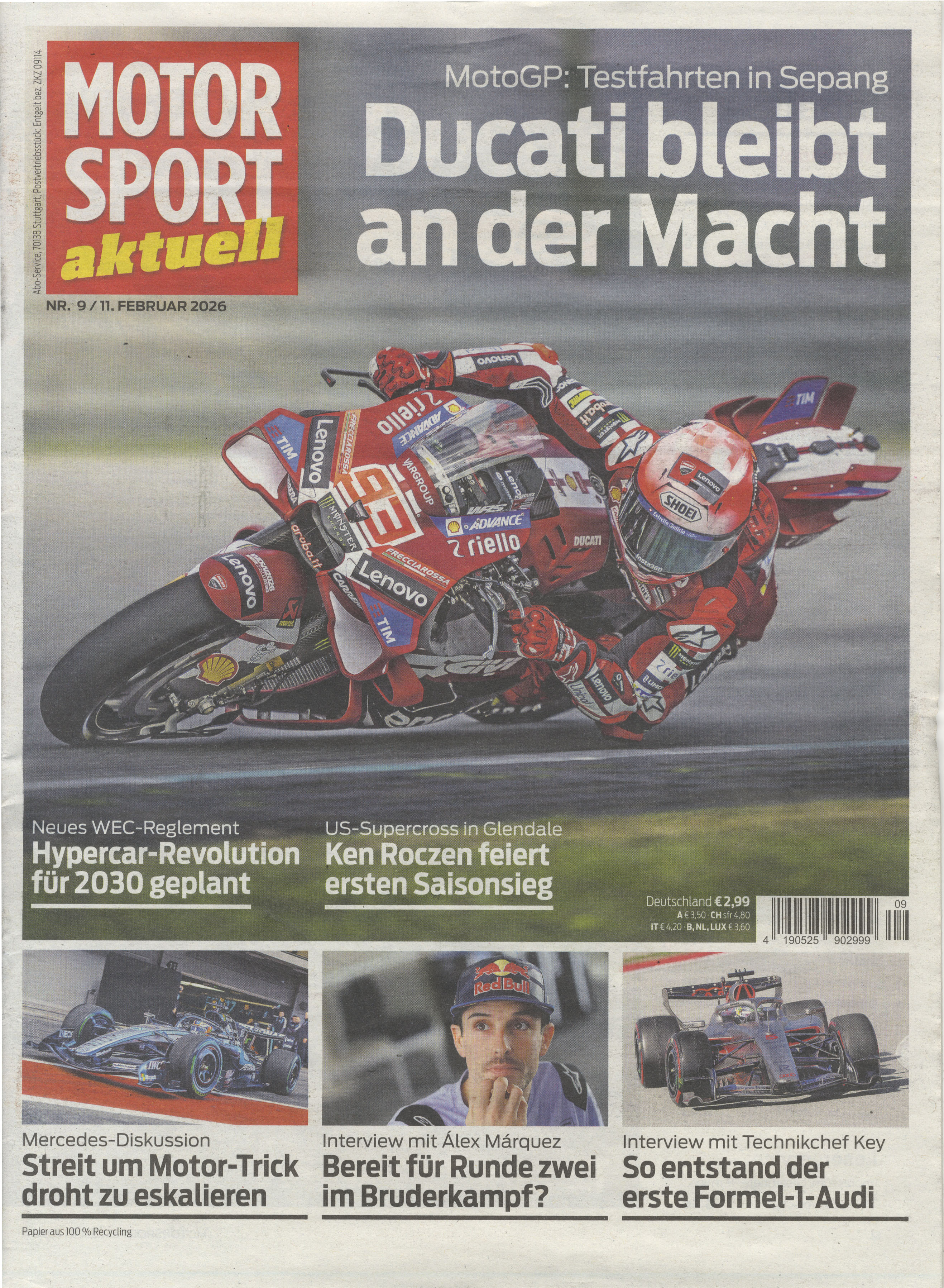 MOTORSPORT aktuell Wunschabo