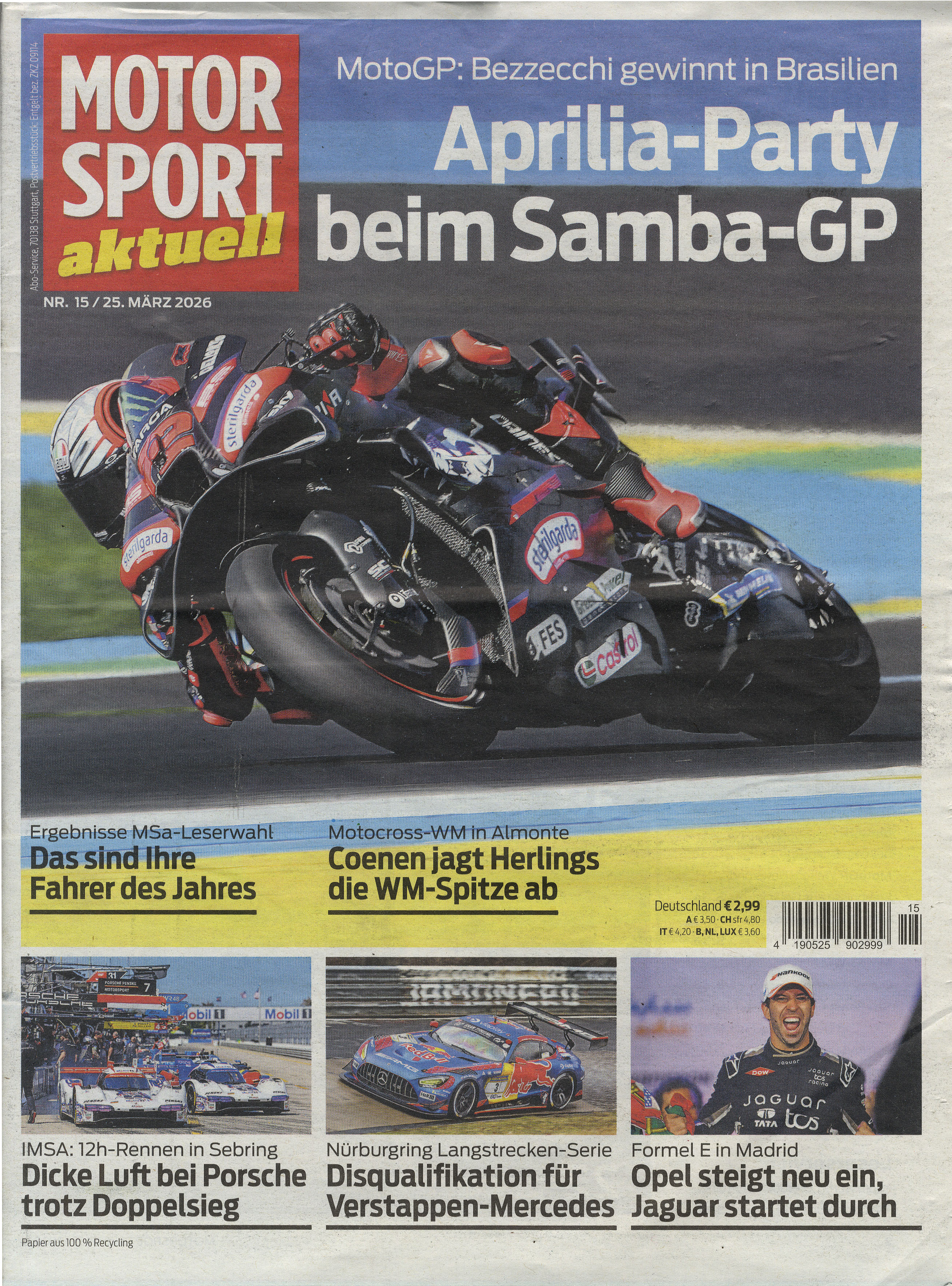 MOTORSPORT aktuell Wunschabo