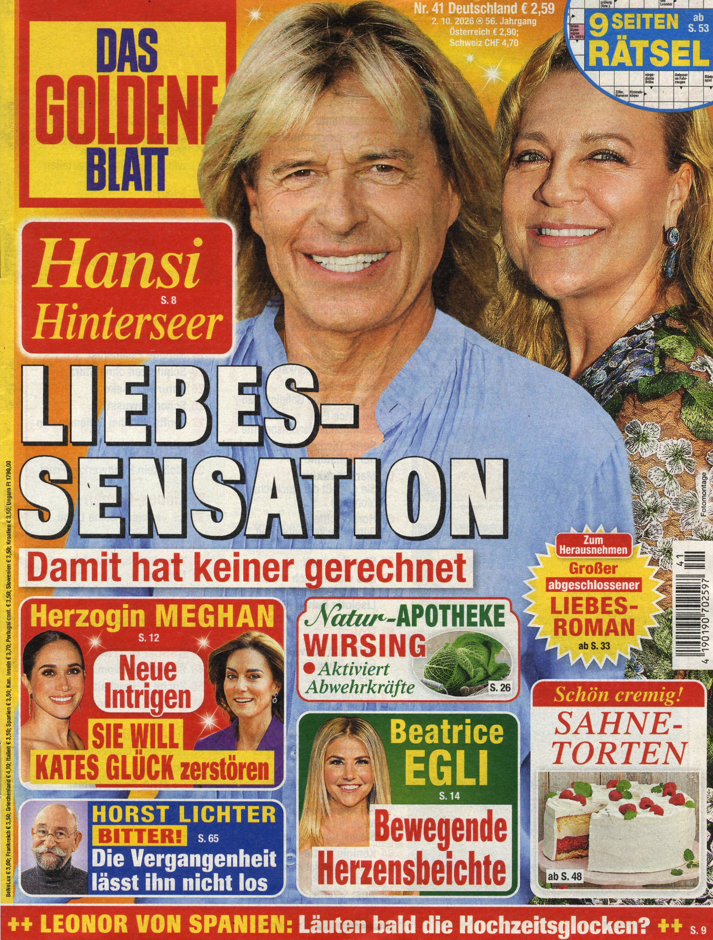 DAS GOLDENE BLATT-Wunschabo