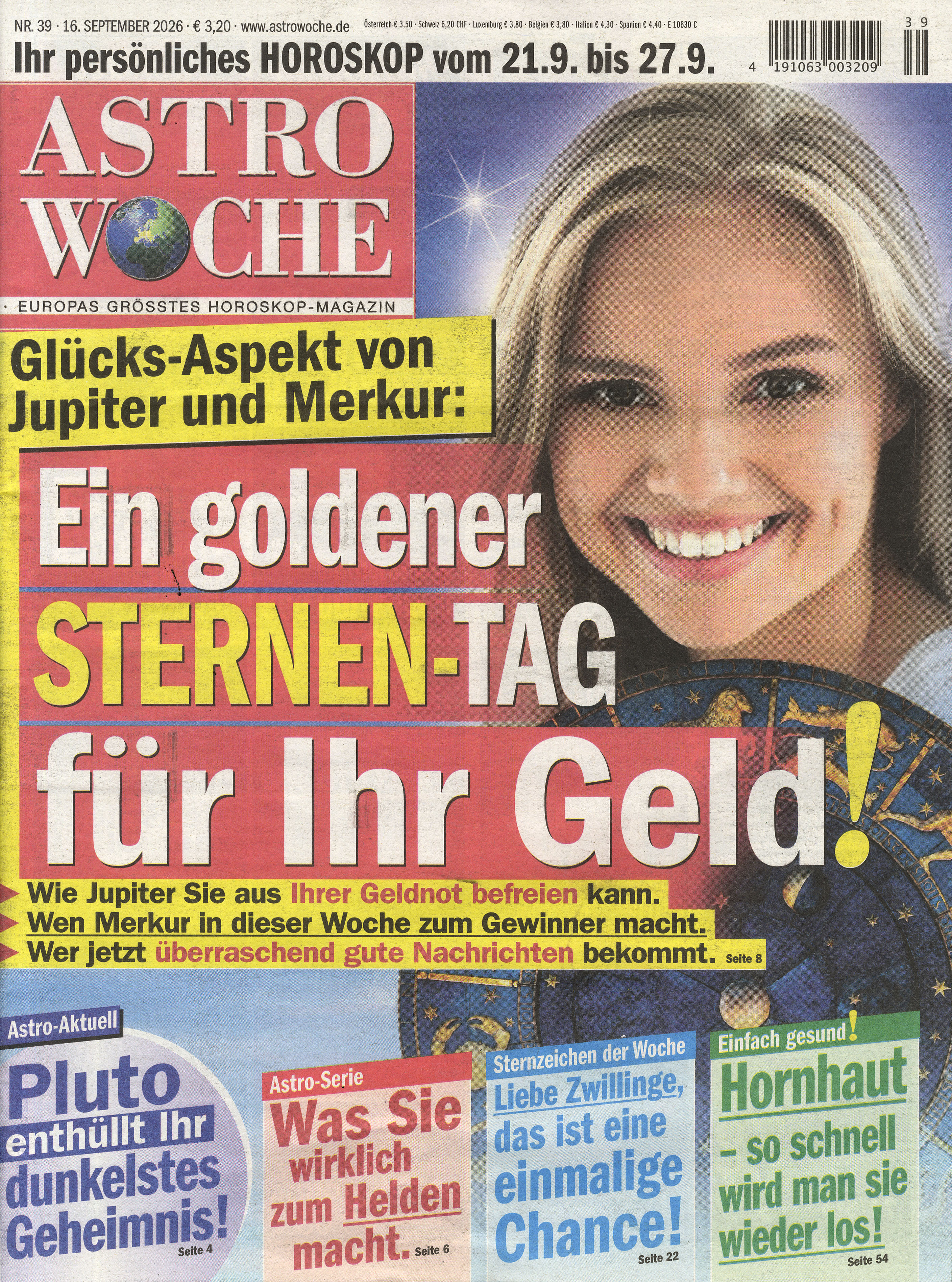 ASTROWOCHE -Halbjahresabo als Geschenk