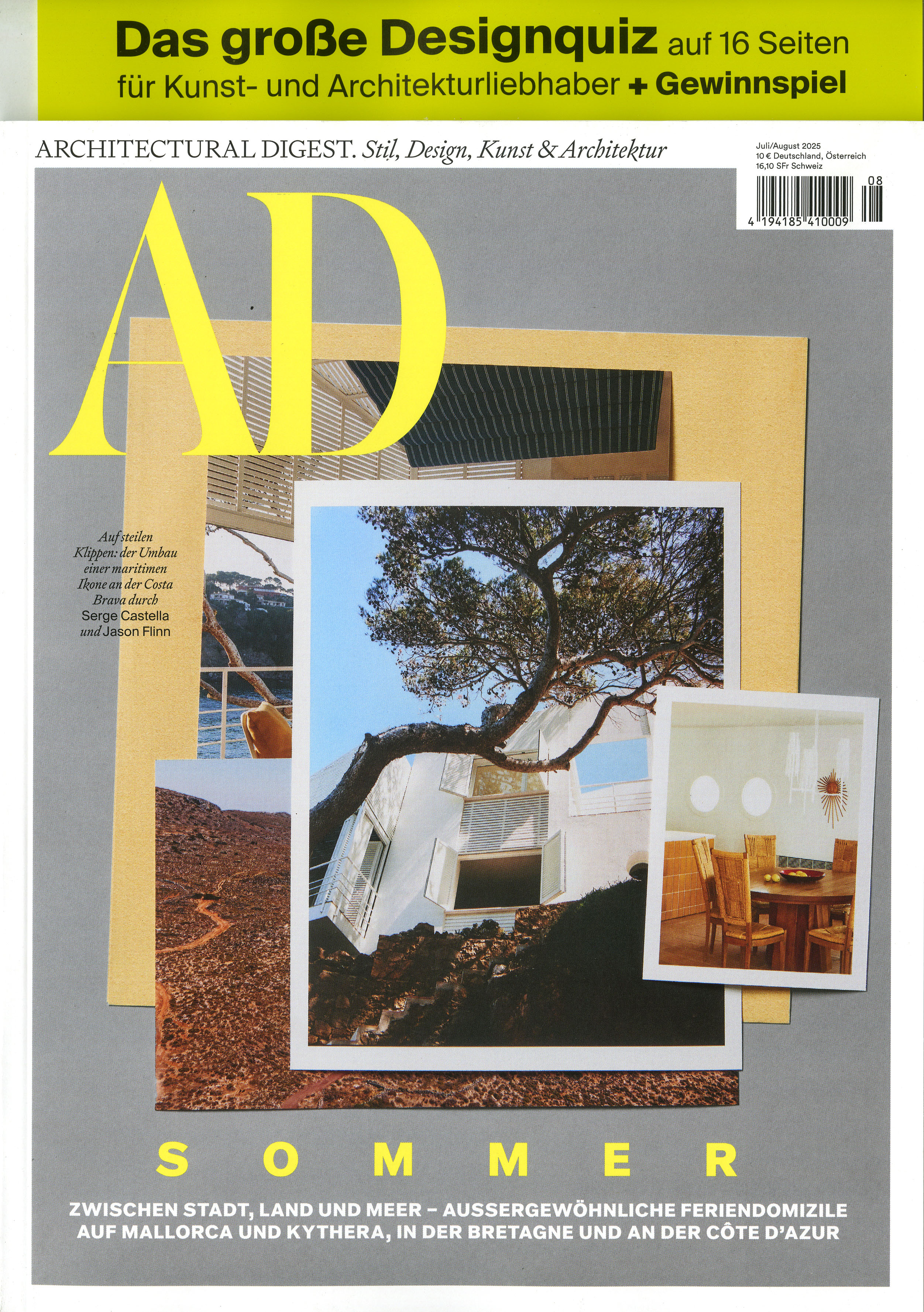 AD ARCHITECTURAL DIGEST -Halbjahresabo