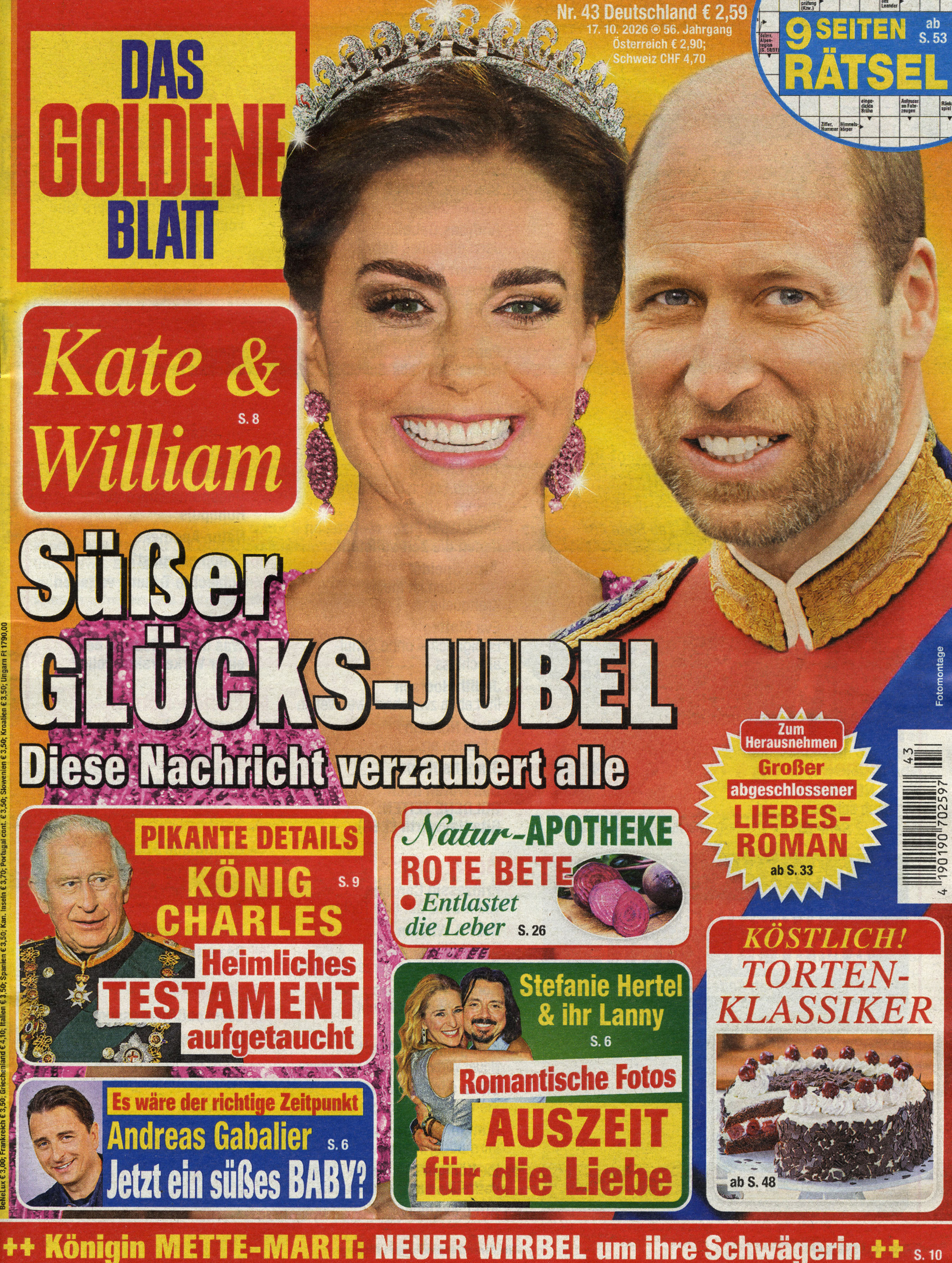 DAS GOLDENE BLATT-Wunschabo