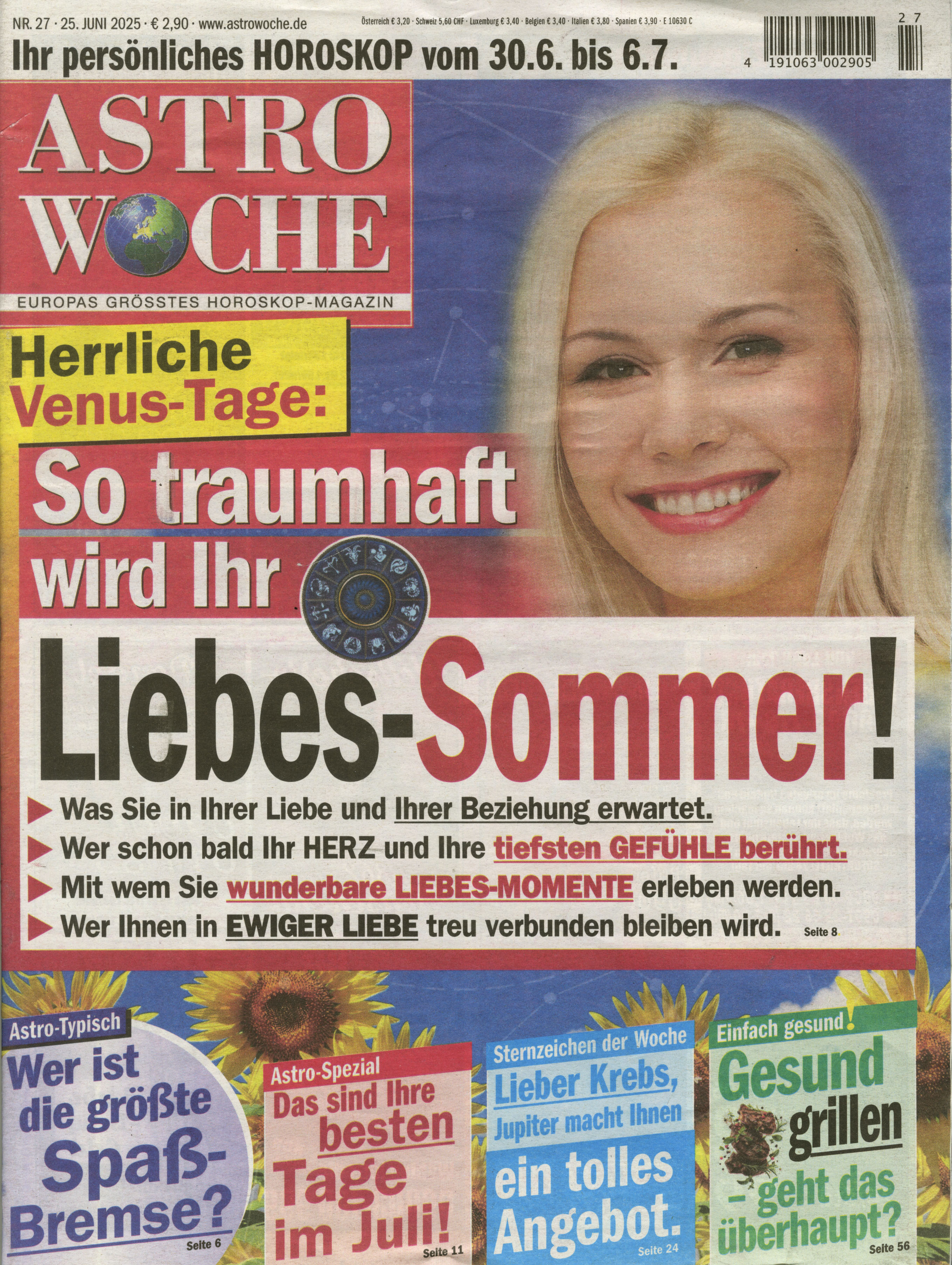 ASTROWOCHE -Jahresabo