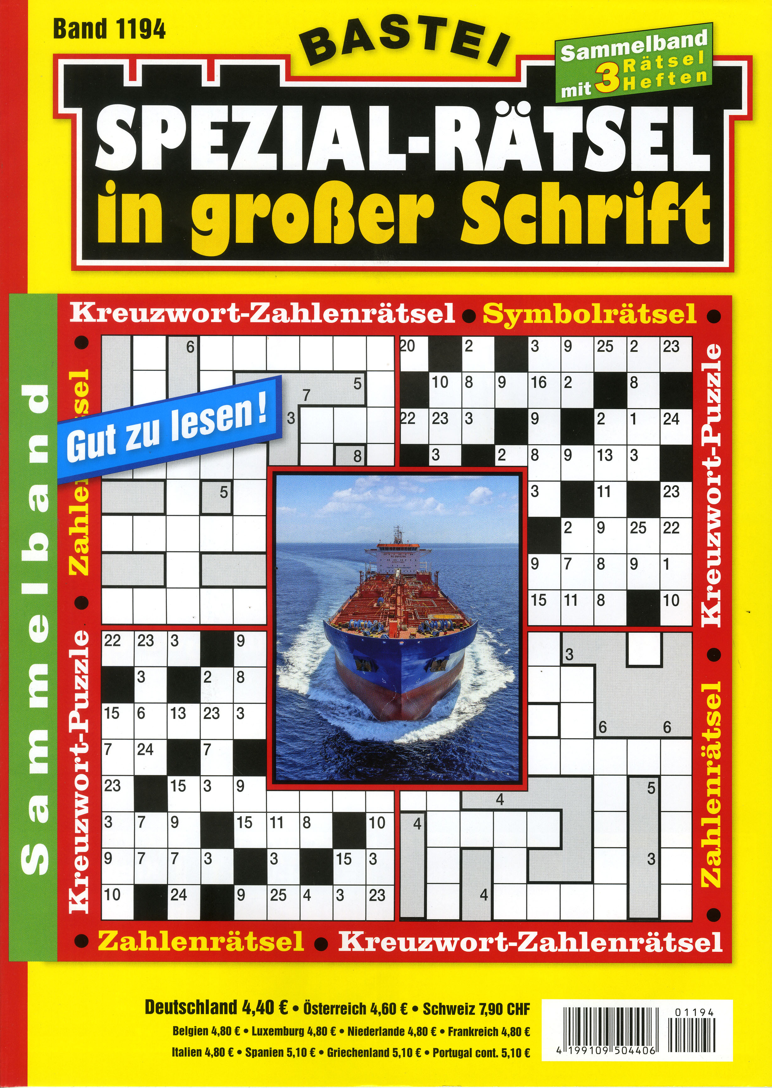 Spezial R&auml;tsel in gro&szlig;er Schrift Wunschabo