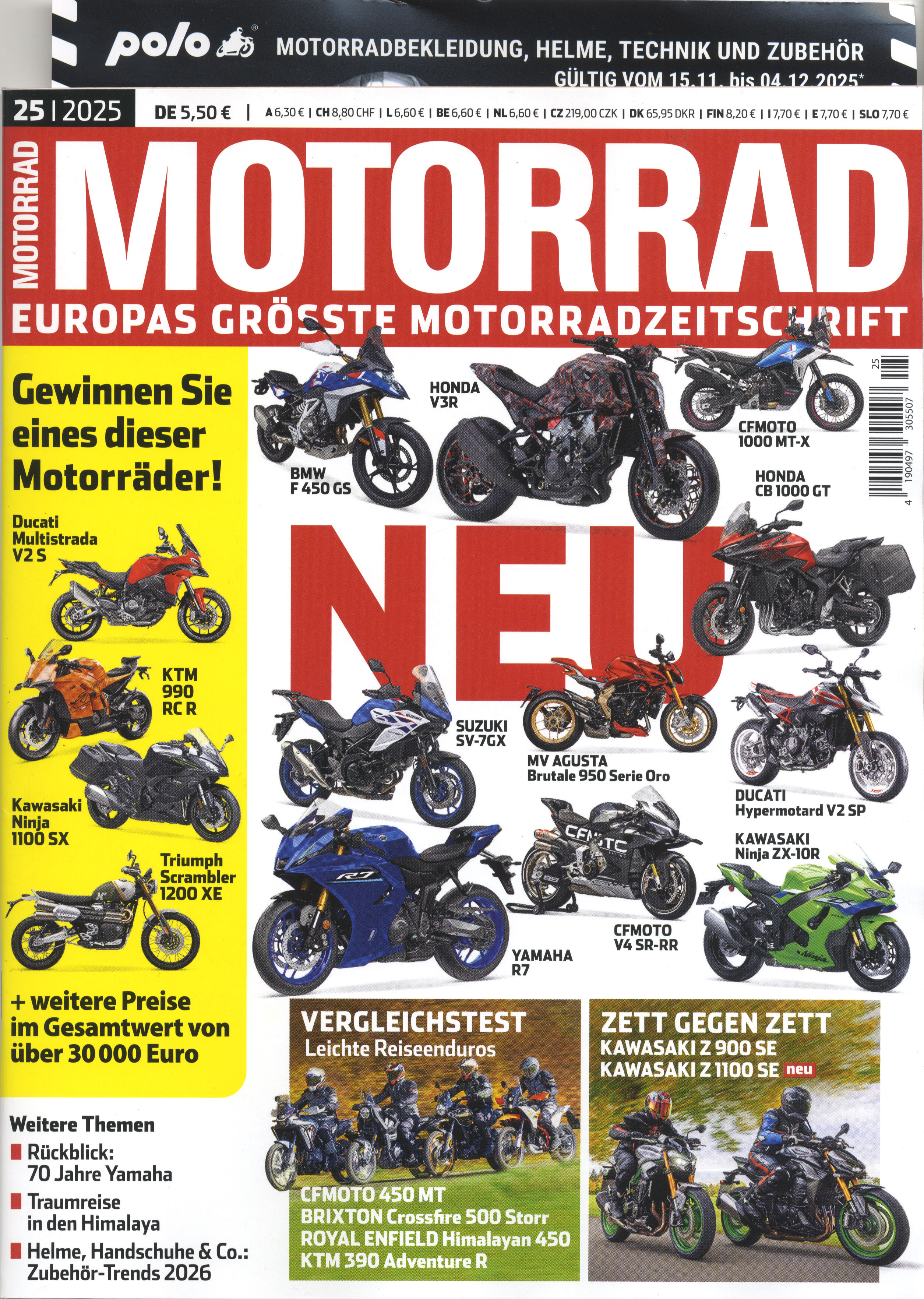MOTORRAD -Halbjahresabo
