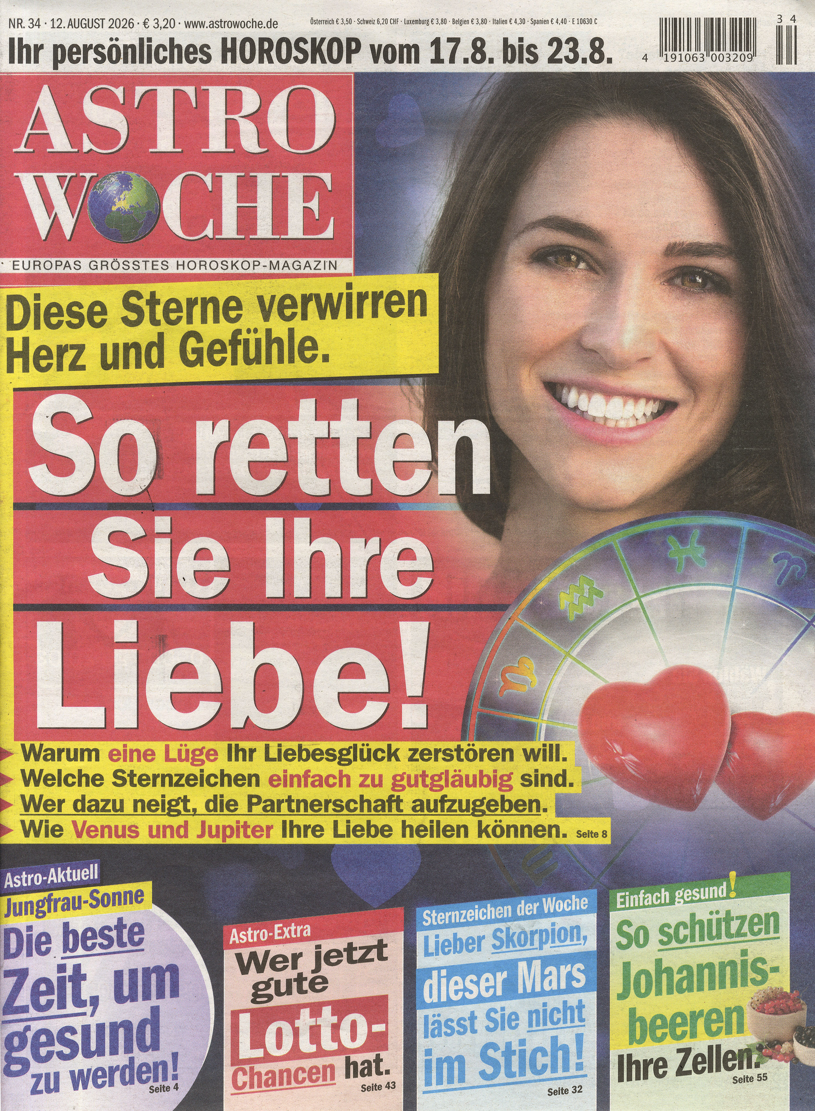 ASTROWOCHE - 3 Ausgaben f&uuml;r 6 &euro;