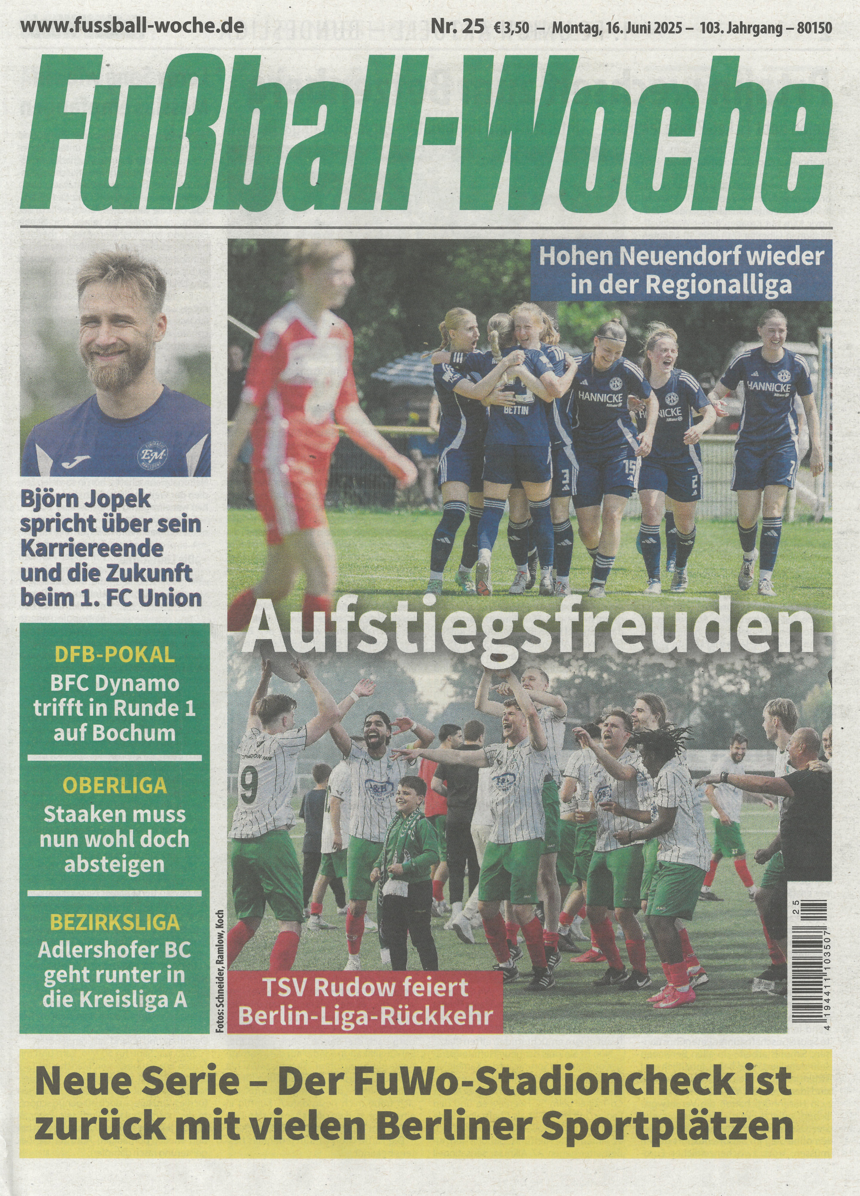 Fußball-Woche-Wunschabo