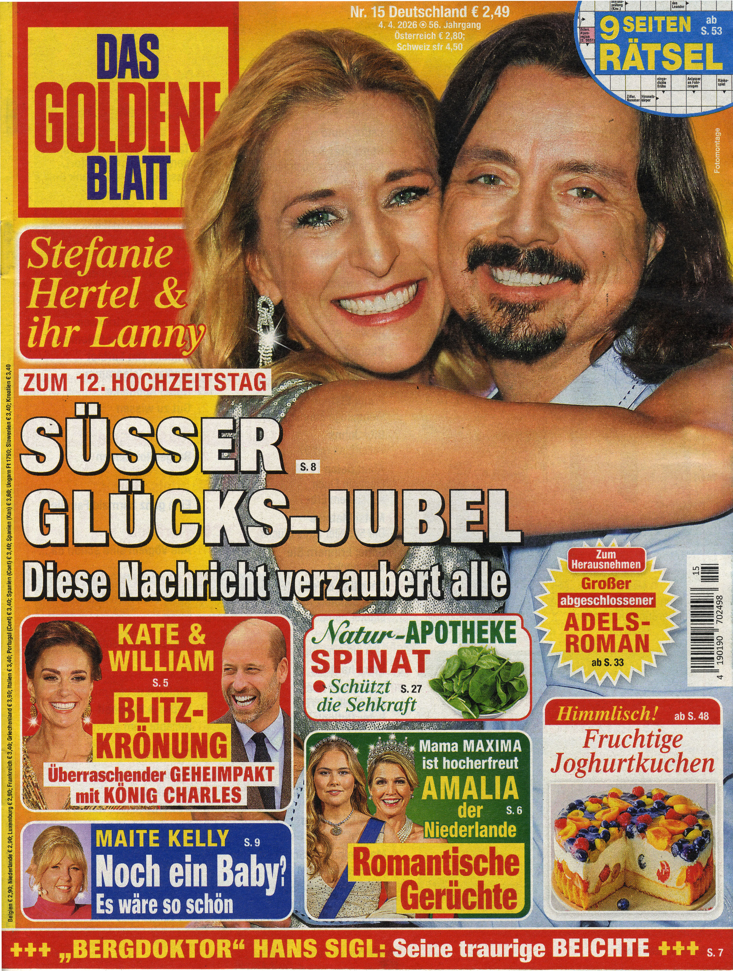 DAS GOLDENE BLATT-Wunschabo