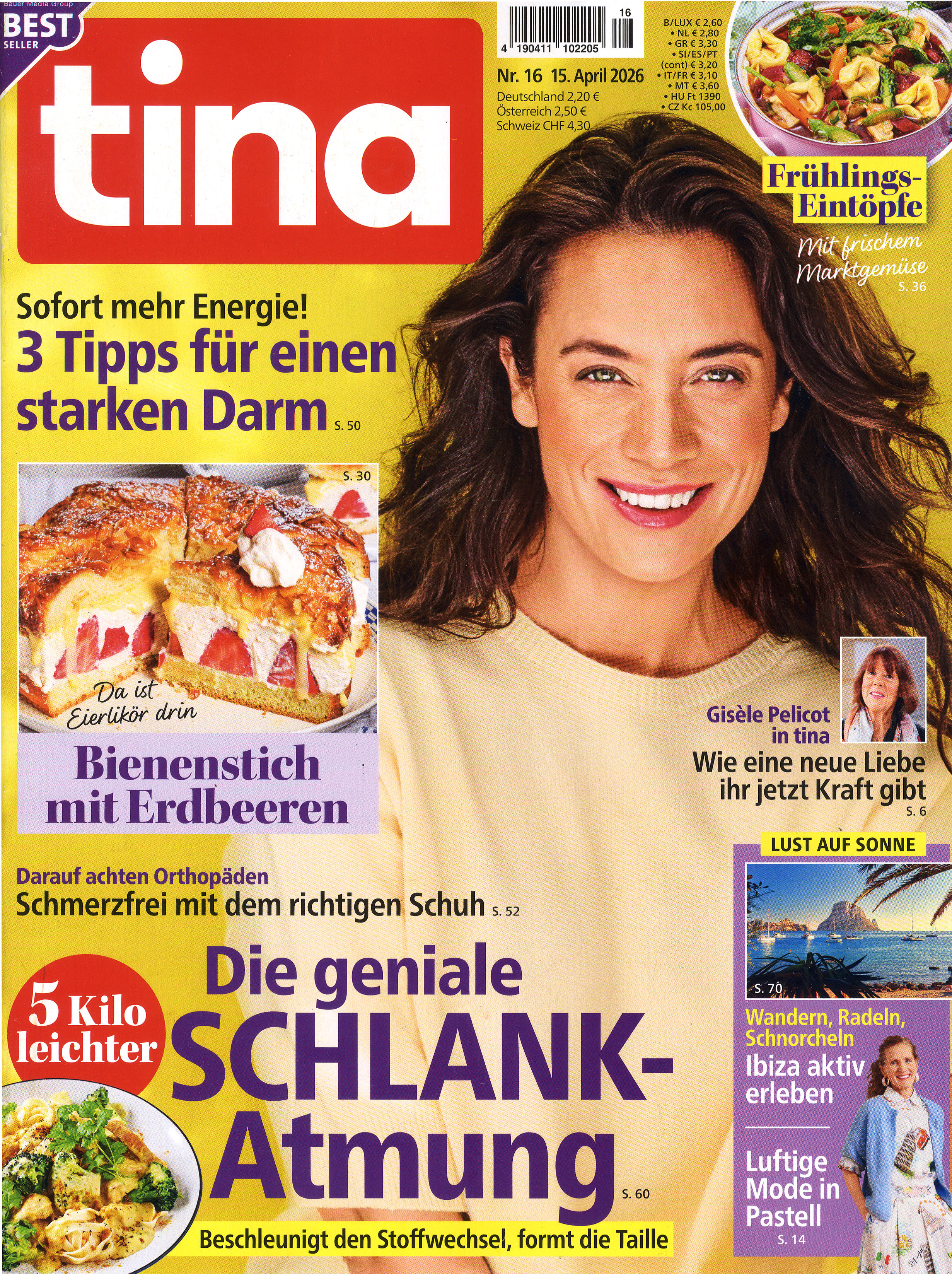 tina -Halbjahresabo als Geschenk