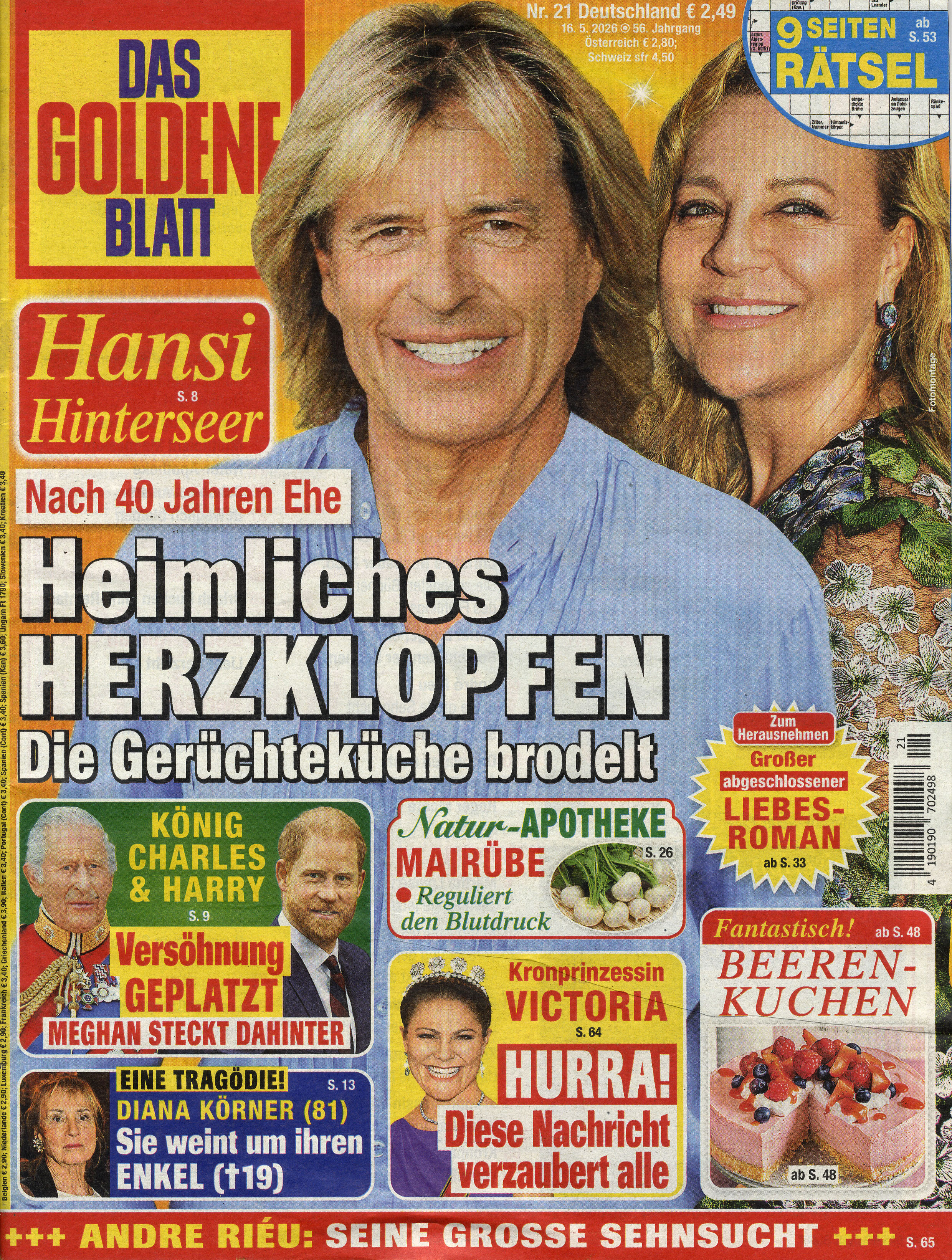 DAS GOLDENE BLATT-Wunschabo