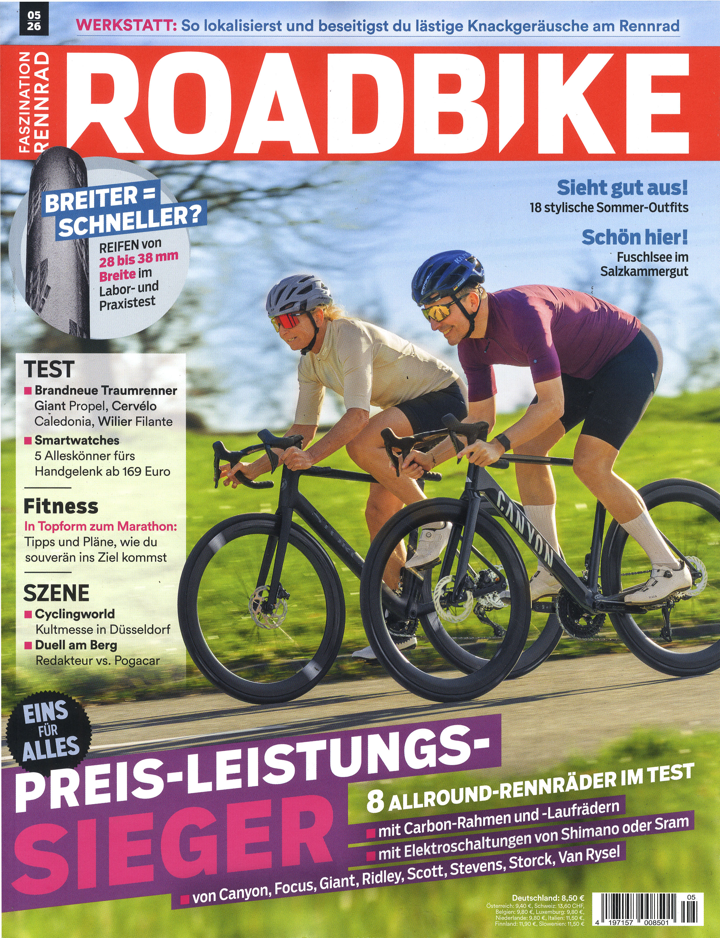 ROADBIKE -Halbjahresabo als Geschenk